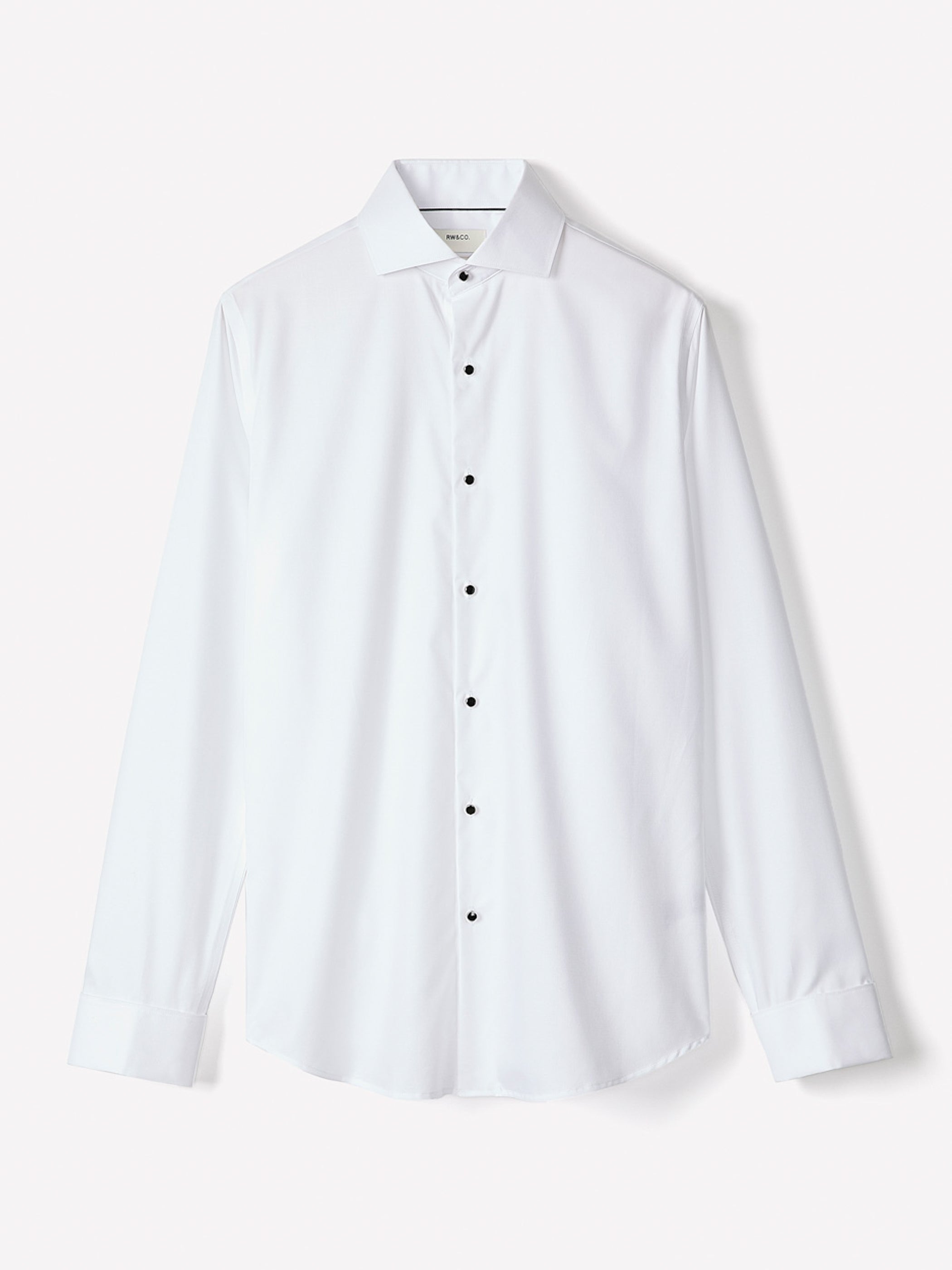 RW&CO Supima (R) Cotton Slim Fit Tuxedo Shirt with French Cuffs