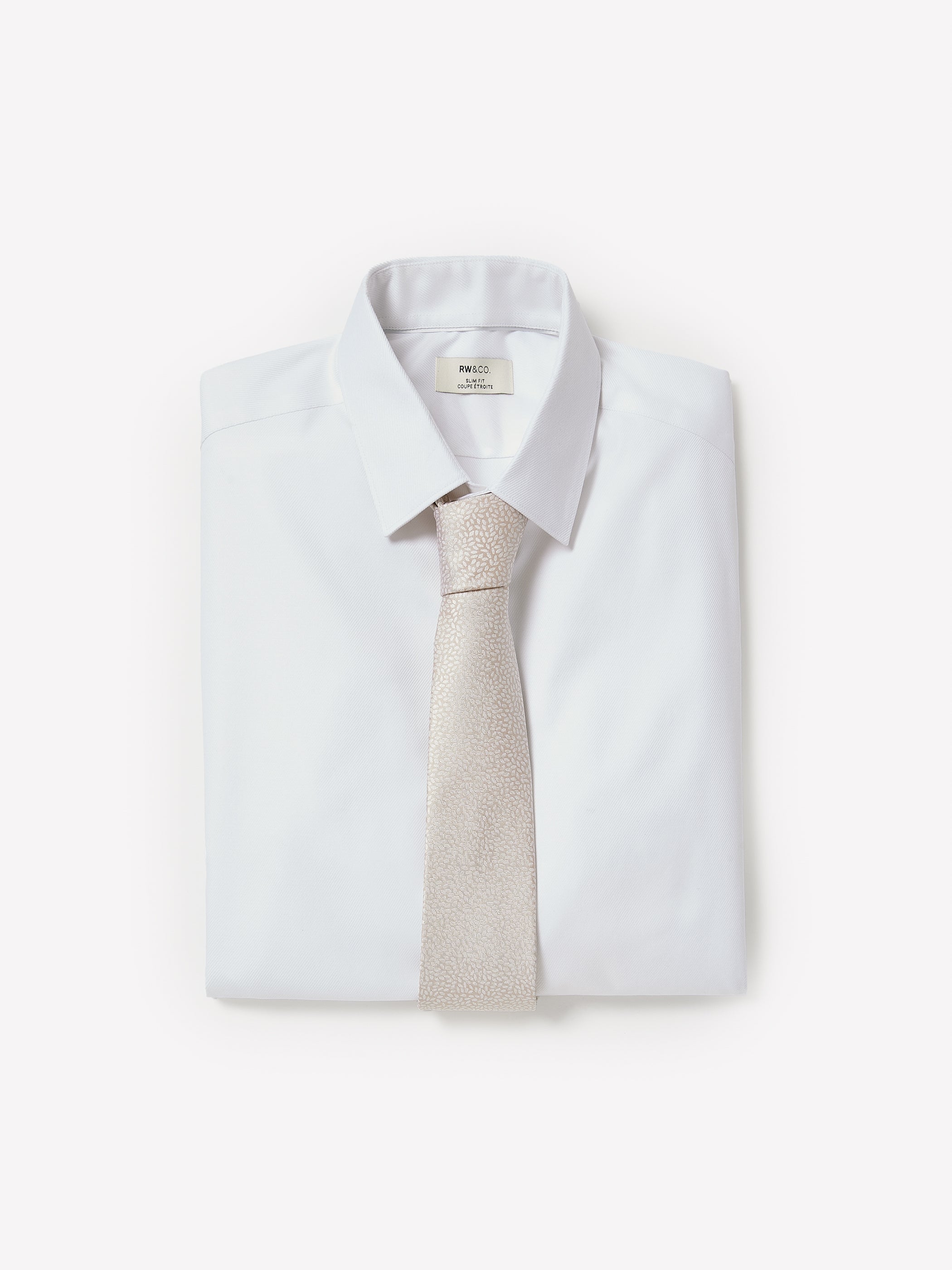 RW&CO Slim Fit White Dress Shirt