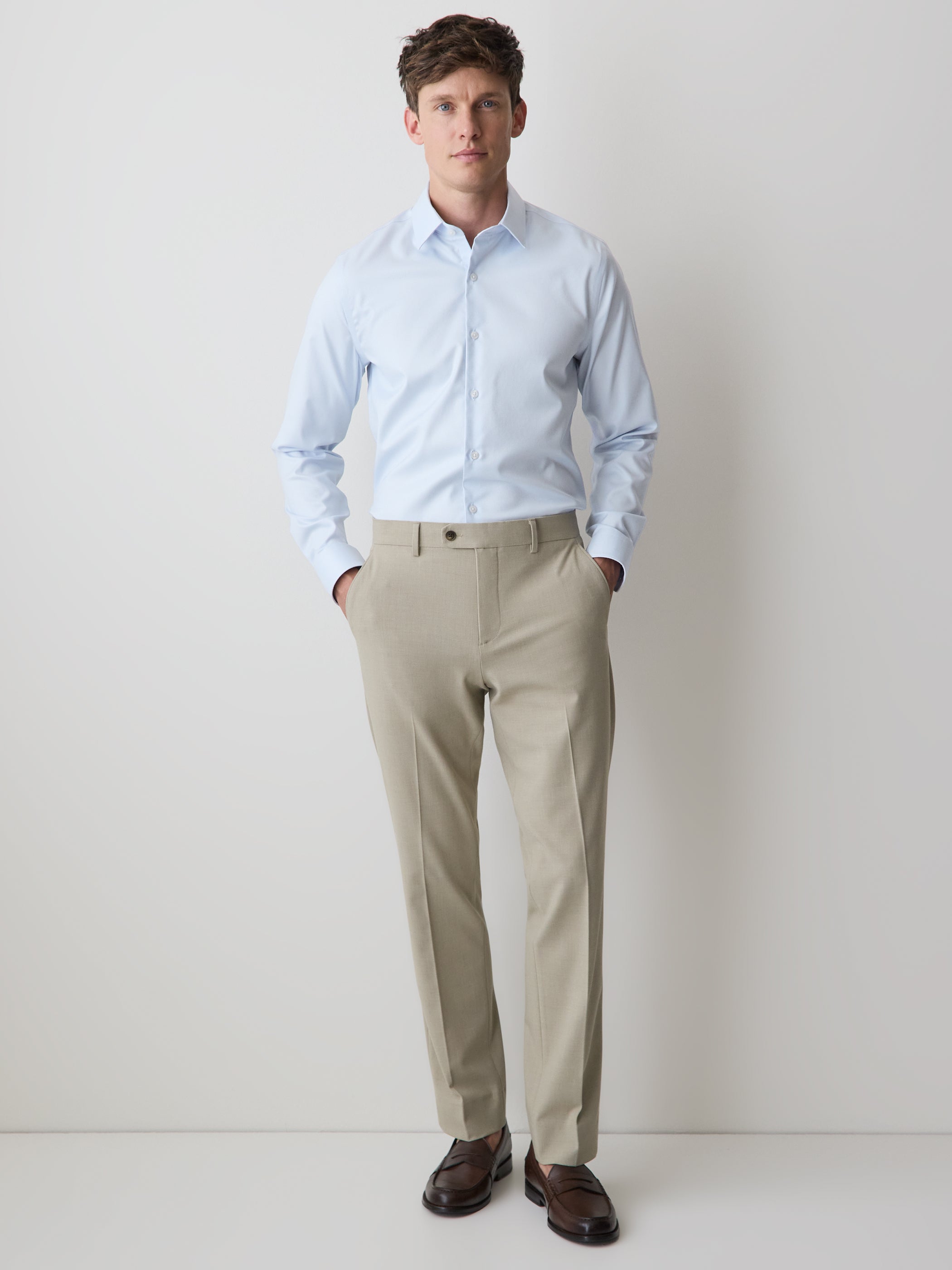 RW&CO Slim Fit White Dress Shirt