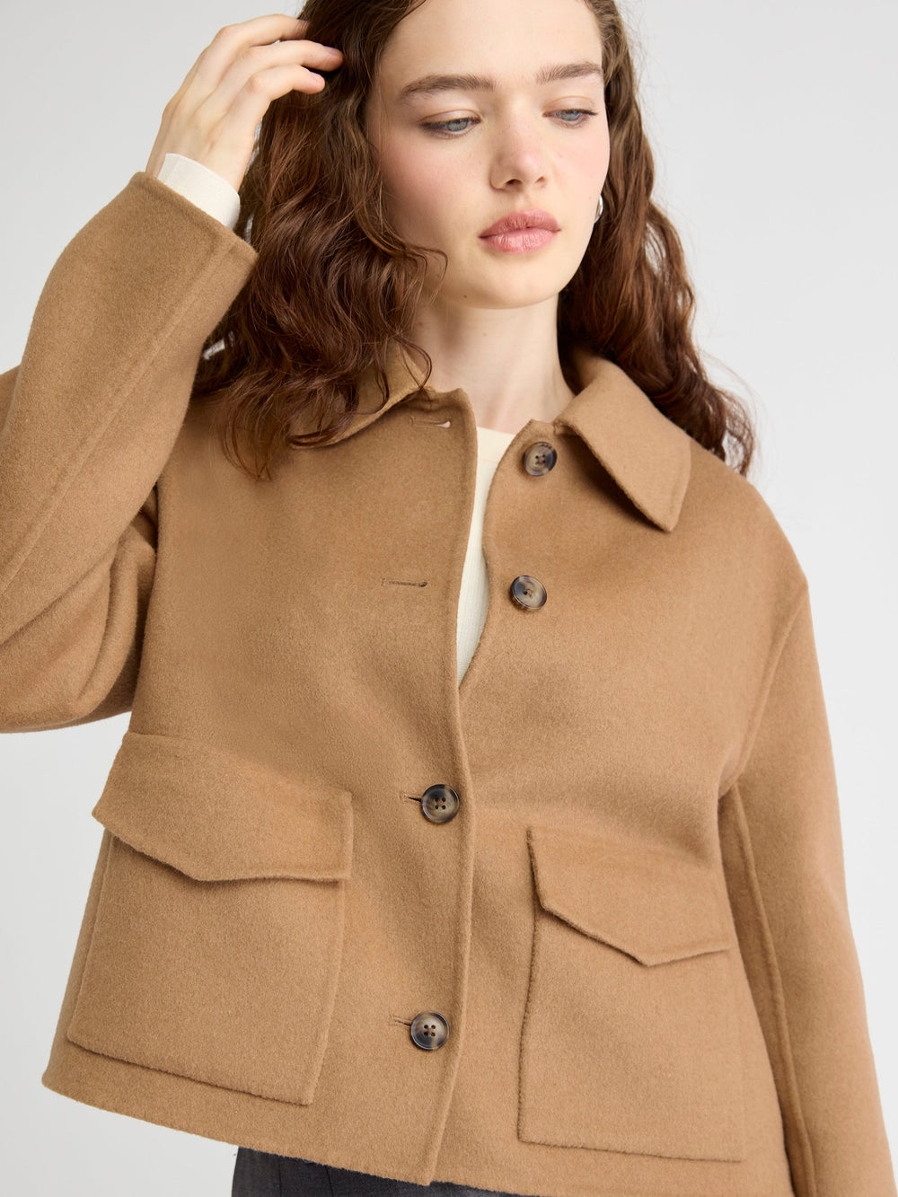 RW&CO Wool-Blend Double-Face Worker Jacket