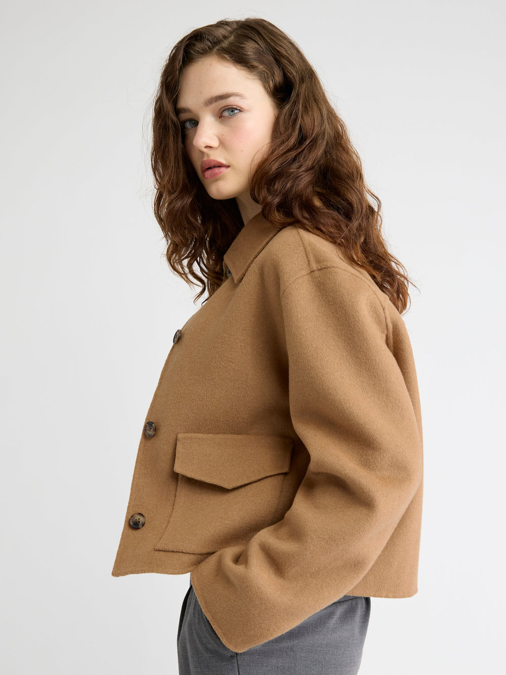 RW&CO Wool-Blend Double-Face Worker Jacket