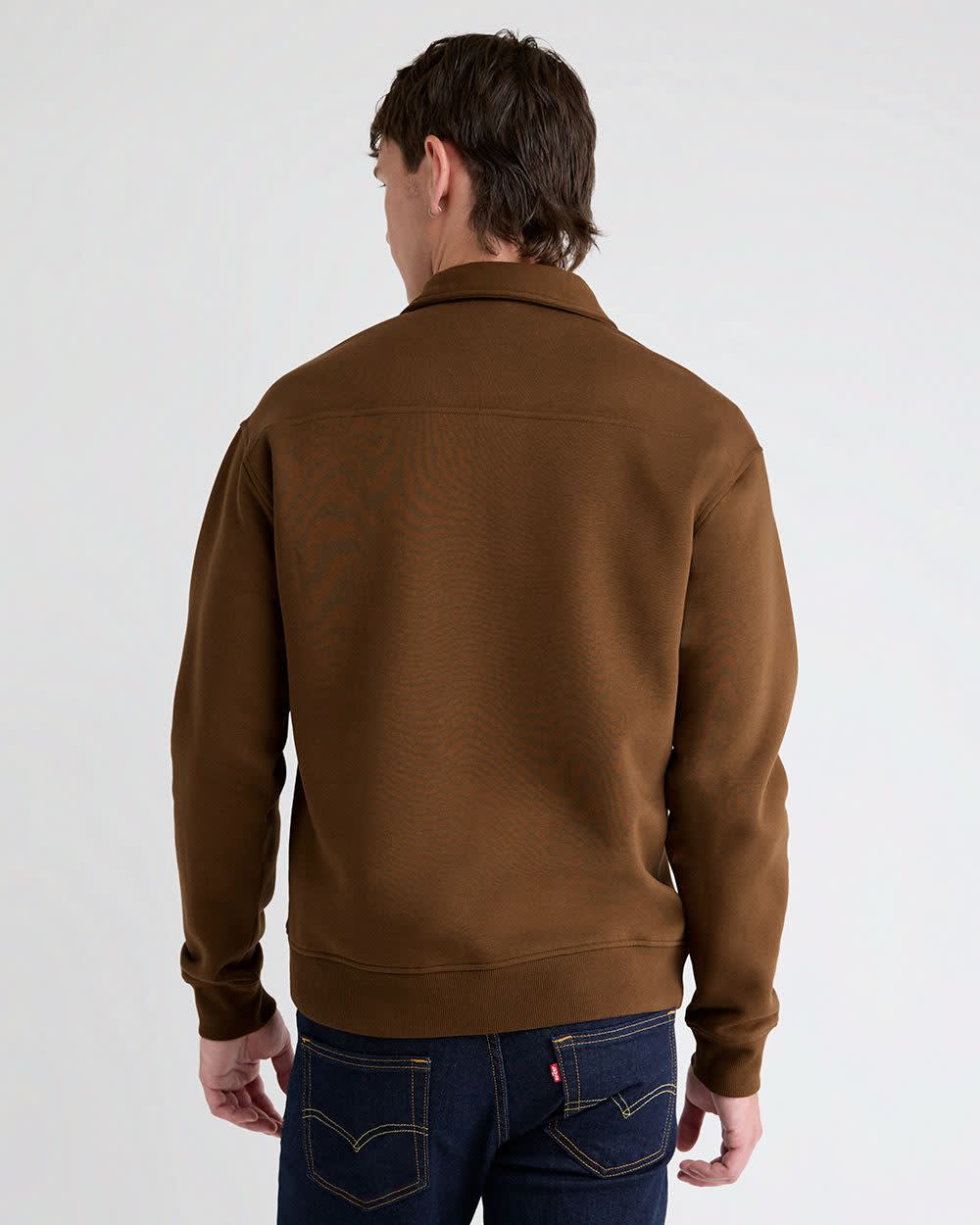 RW&CO Fleece Long-Sleeve Polo