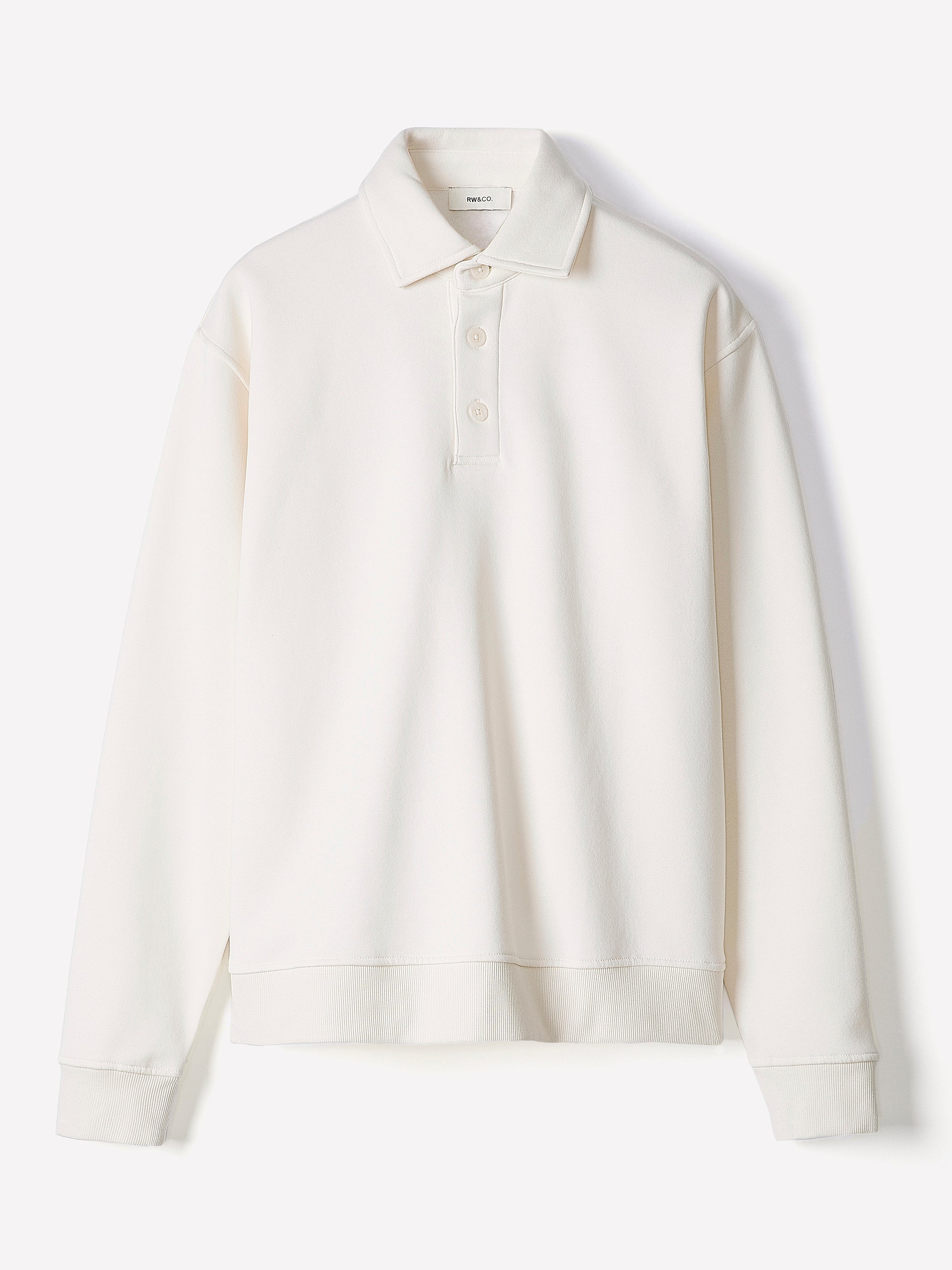 RW&CO Fleece Long-Sleeve Polo
