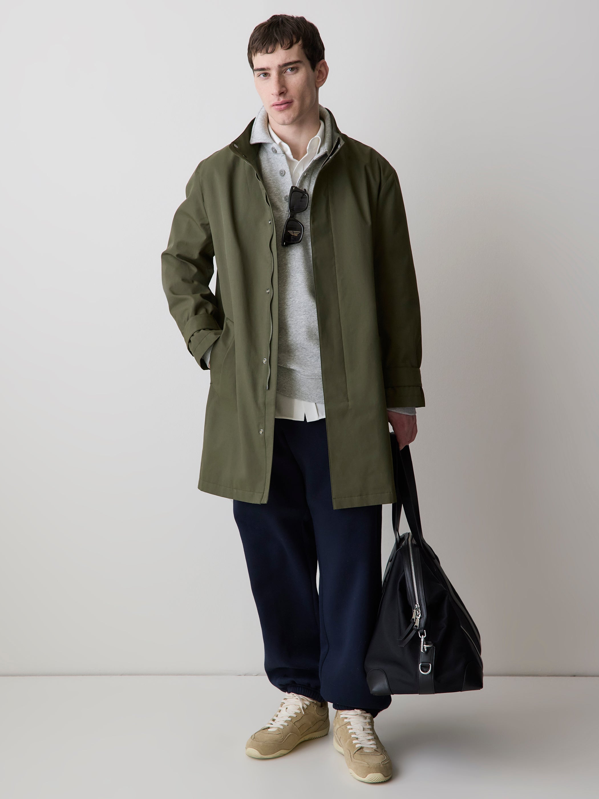 RW&CO Fleece Long-Sleeve Polo