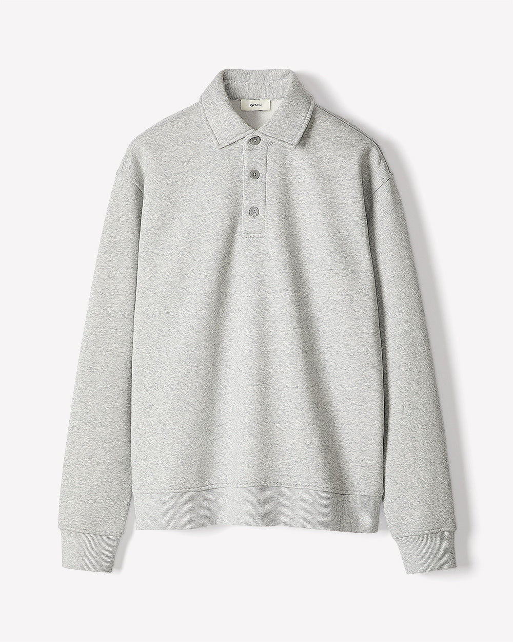RW&CO Fleece Long-Sleeve Polo