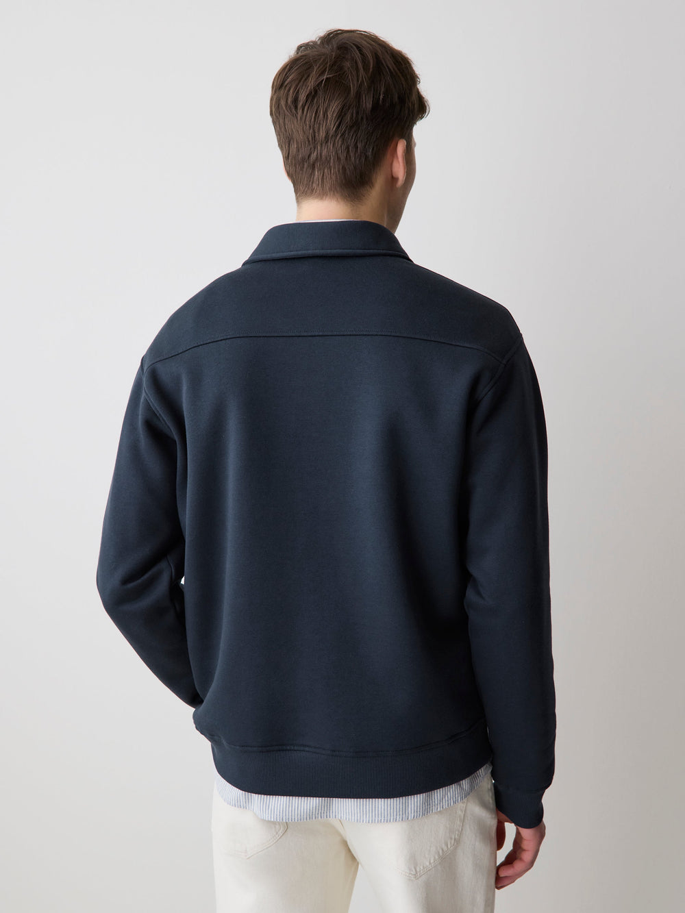 RW&CO Fleece Long-Sleeve Polo