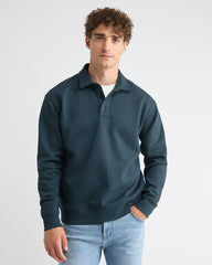 RW&CO Fleece Long-Sleeve Polo