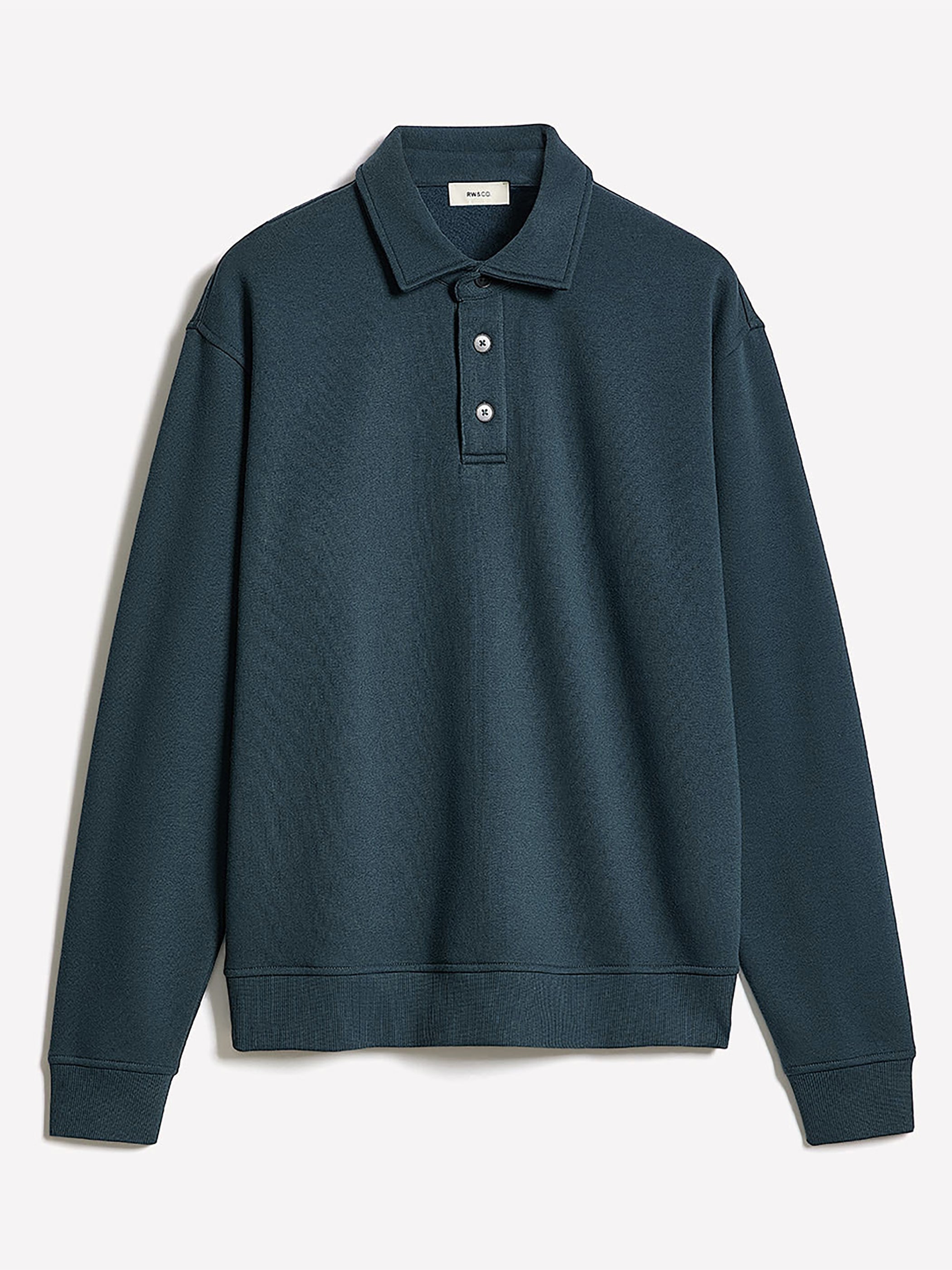 RW&CO Fleece Long-Sleeve Polo