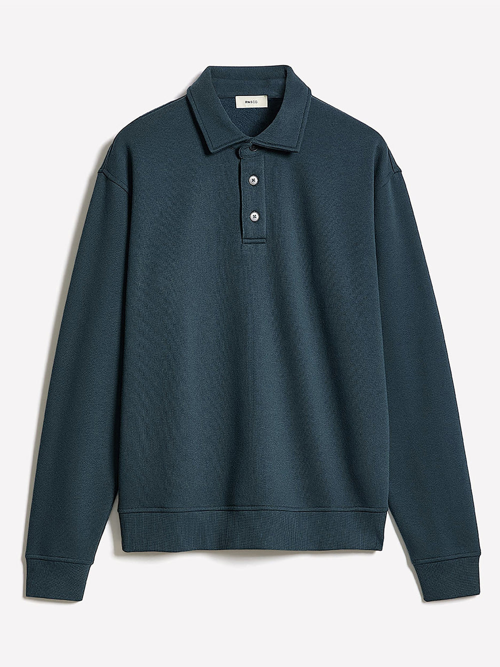 RW&CO Fleece Long-Sleeve Polo