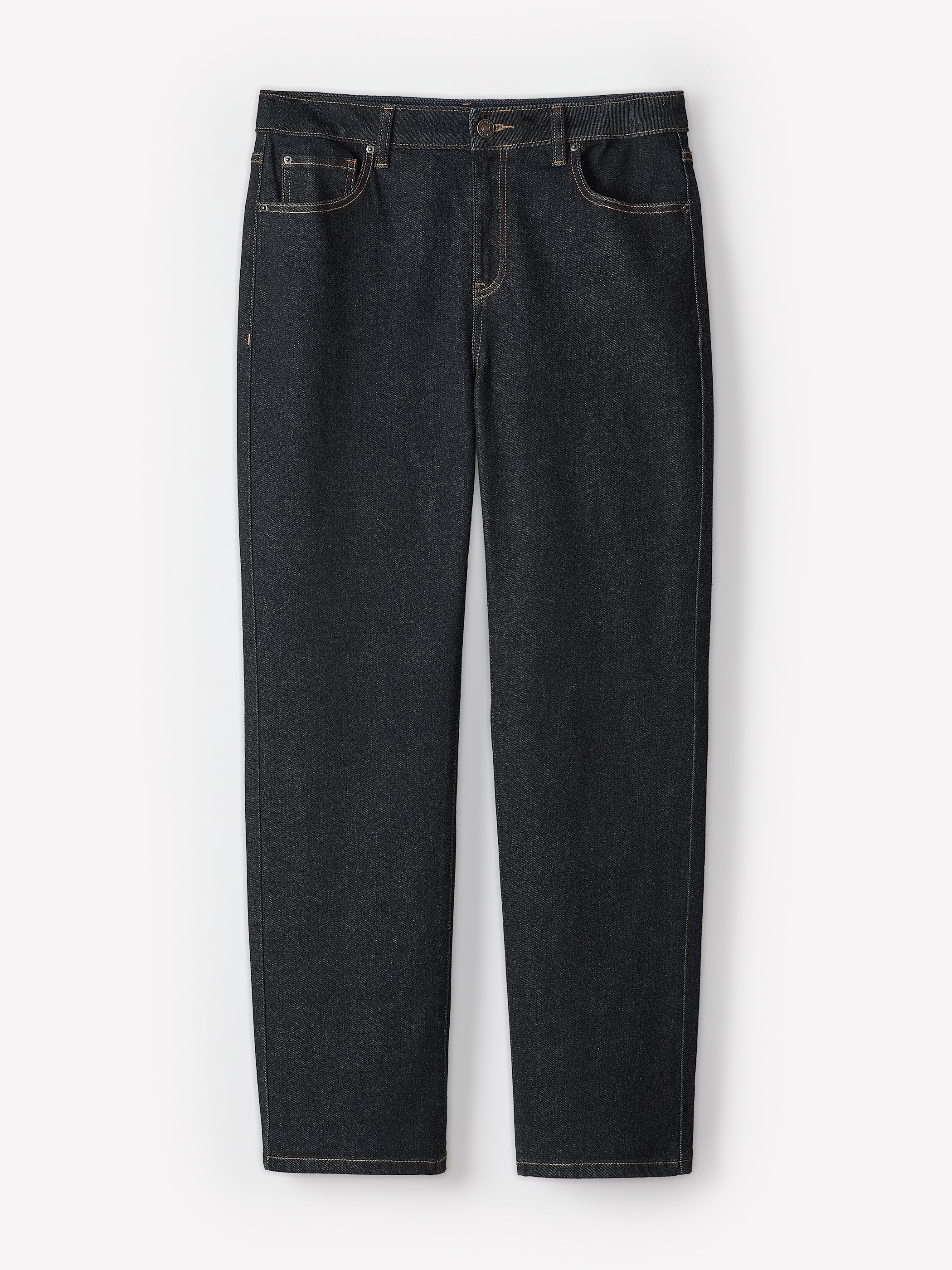 RW&CO Dark-Wash Straight-Leg Jeans