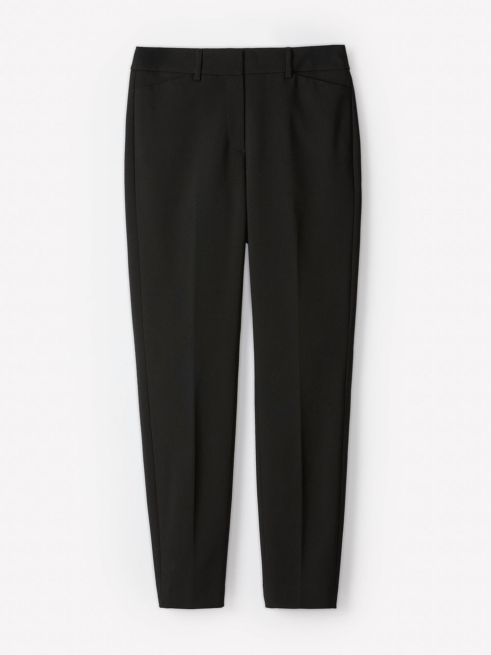 RW&CO Limitless Black Mid-Rise Slim-Leg Curvy Ankle Pant
