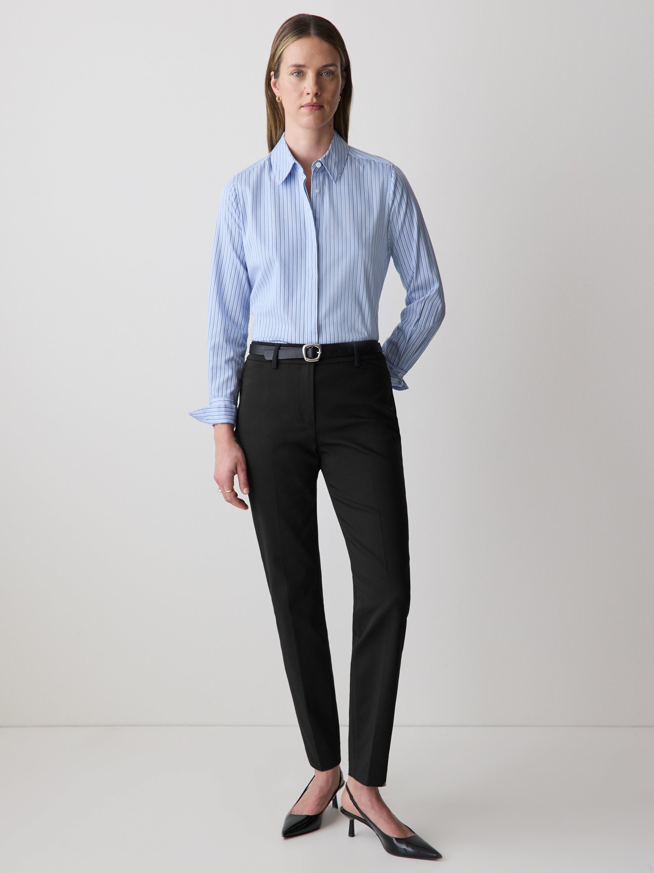 RW&CO Limitless Mid-Rise Slim-Leg Signature Fit Ankle Pant