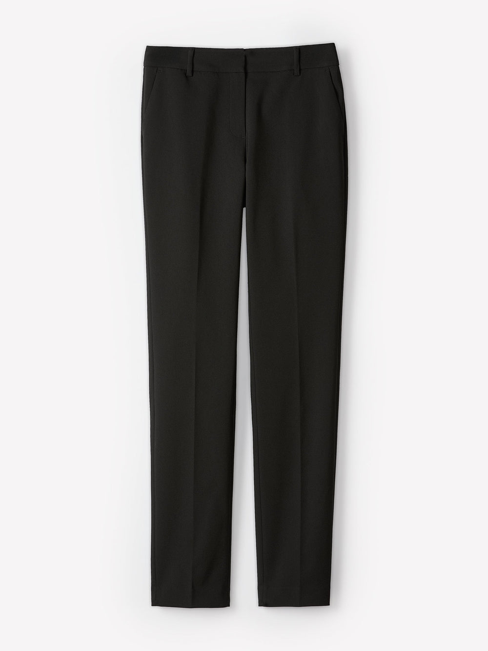 RW&CO Limitless Black Mid-Rise Long Slim-Leg Signature Fit Pant