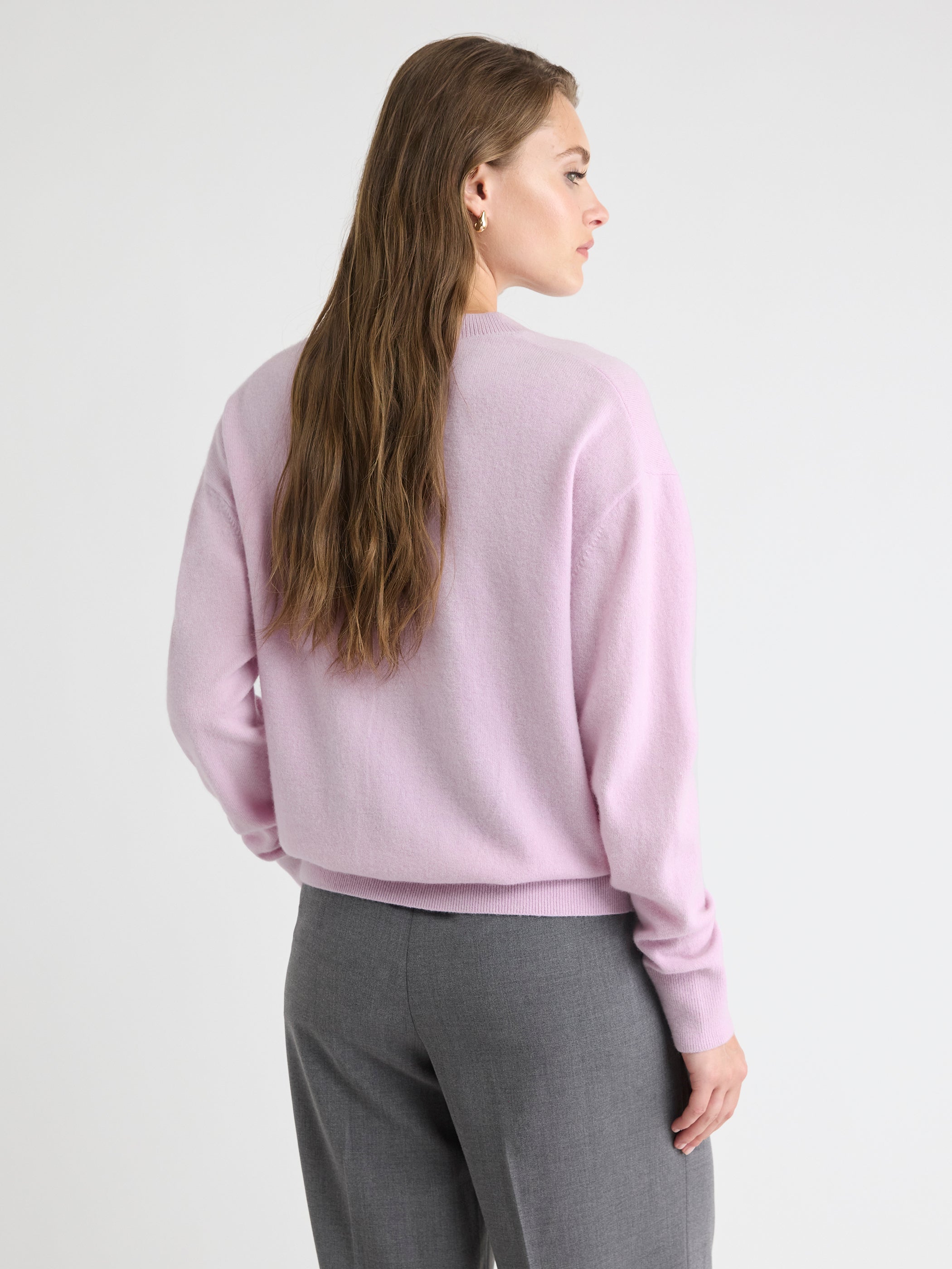 RW&CO Merino Wool V-Neck Drop Shoulder Sweater