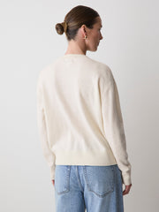 RW&CO Merino Wool V-Neck Drop Shoulder Sweater