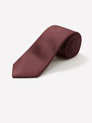 RW&CO Blue Regular Tie with Geometric Pattern