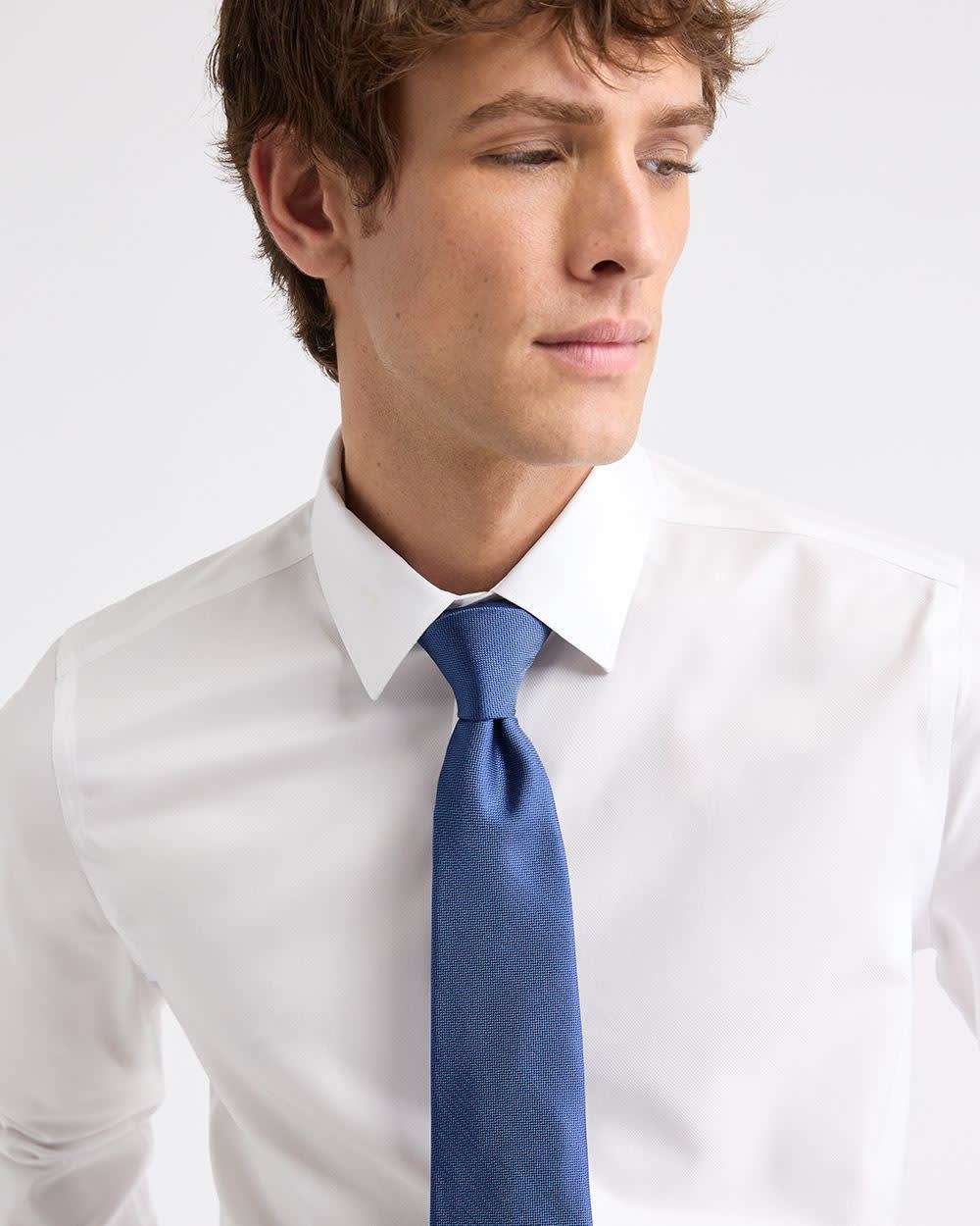 RW&CO Solid Blue Wide Tie