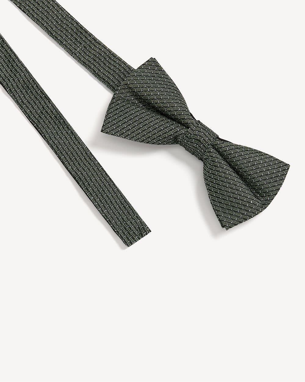 RW&CO Green Textured Bow Tie