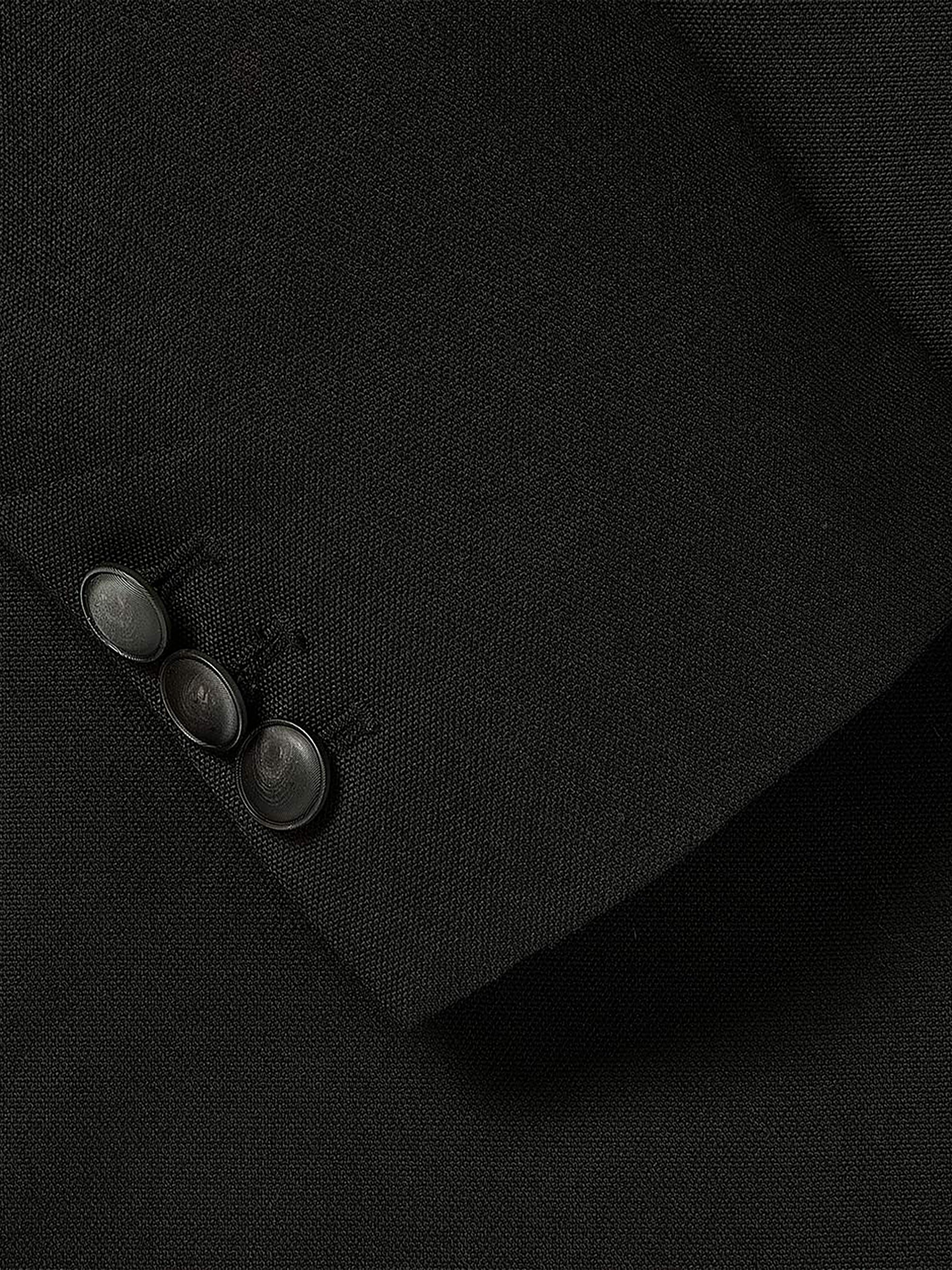 RW&CO Wool-Blend Oversized One-Button Blazer