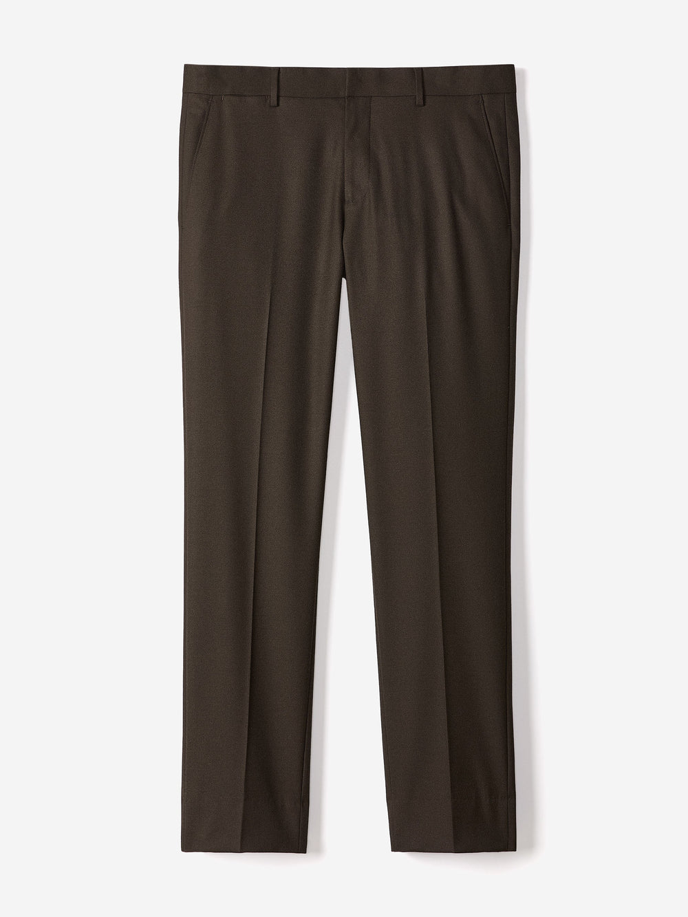 RW&CO Slim Fit Dark Brown Brushed Twill Pant
