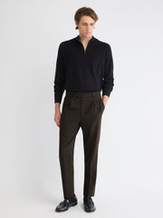 RW&CO Tapered-Leg Pleated Dress Pant