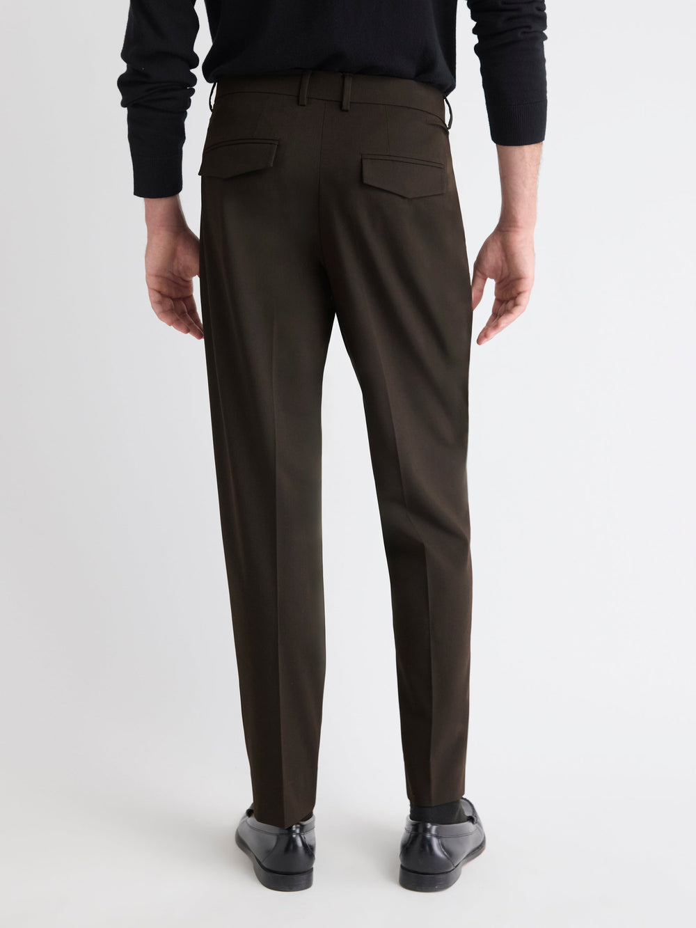 RW&CO Tapered-Leg Pleated Dress Pant