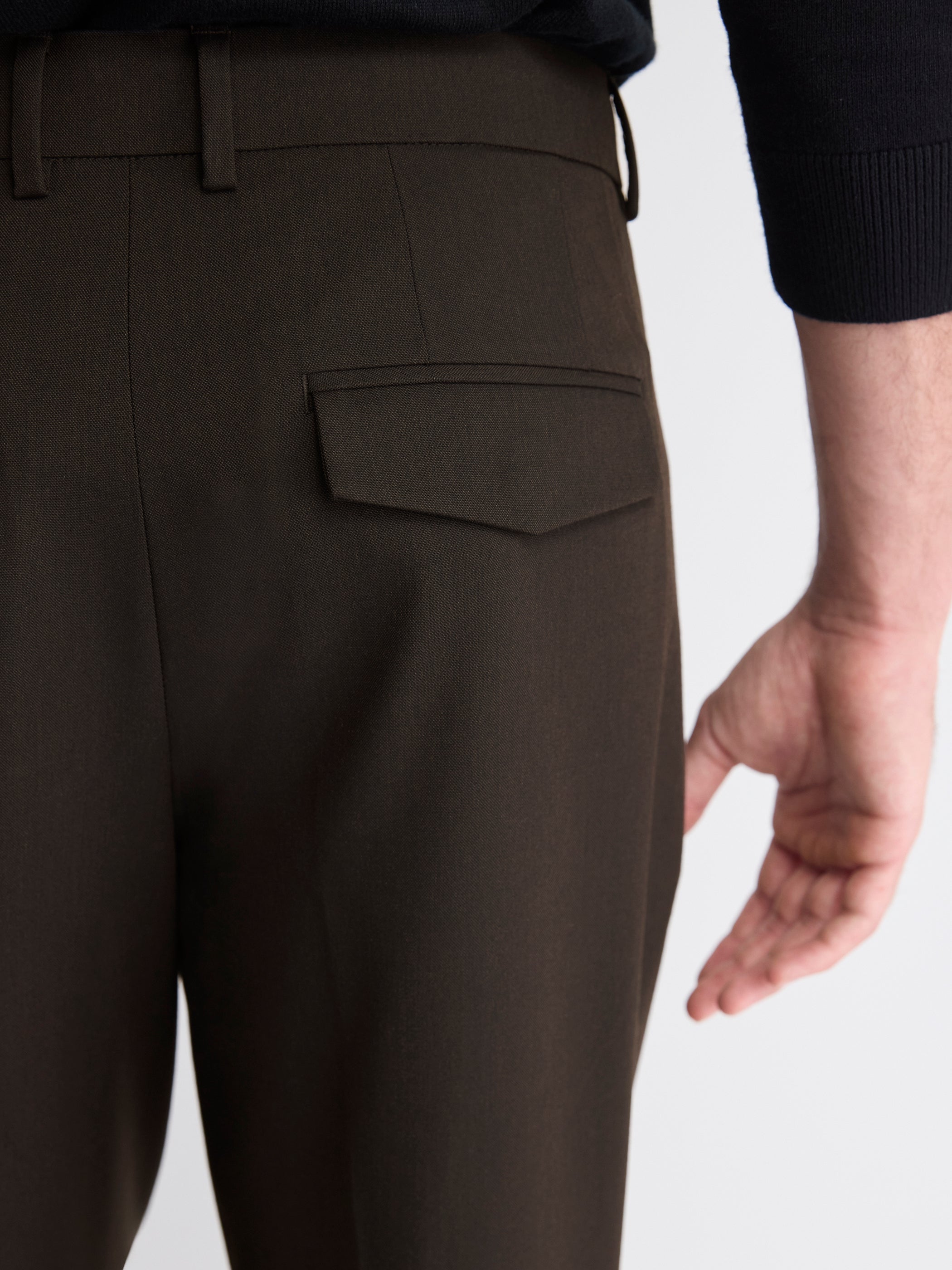 RW&CO Tapered-Leg Pleated Dress Pant