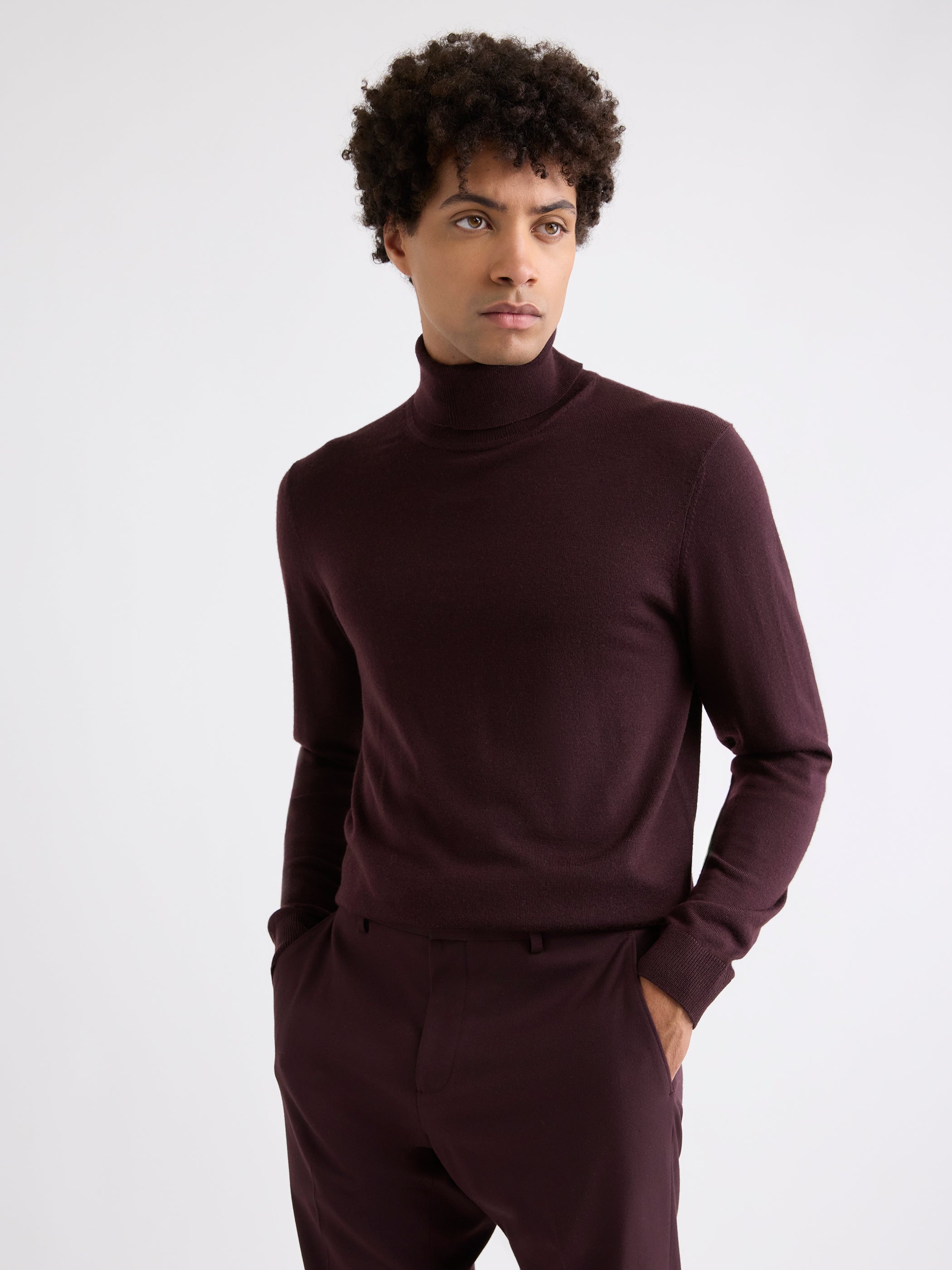 RW&CO Merino Wool Turtleneck Sweater
