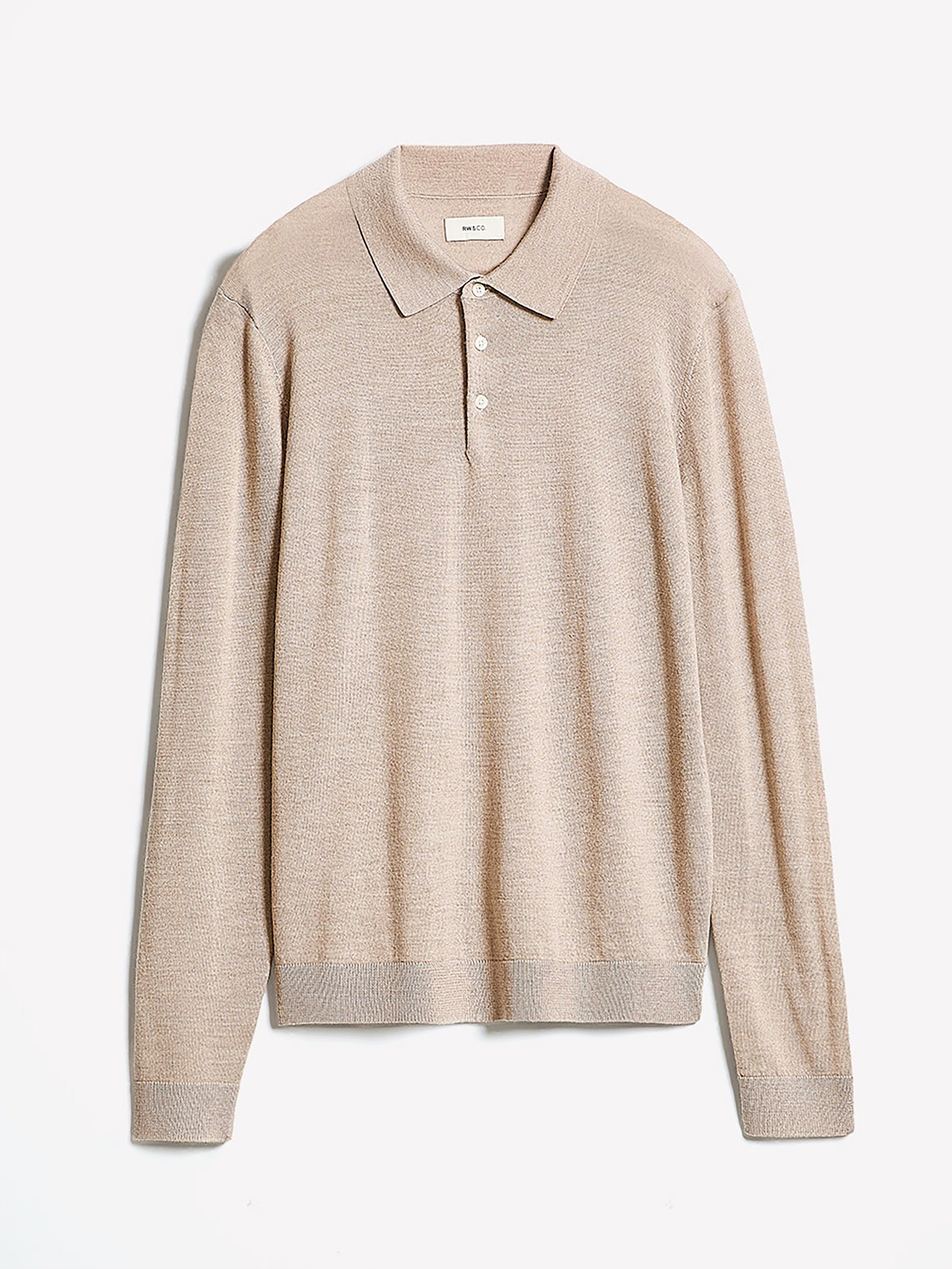 RW&CO Merino Wool Polo Sweater