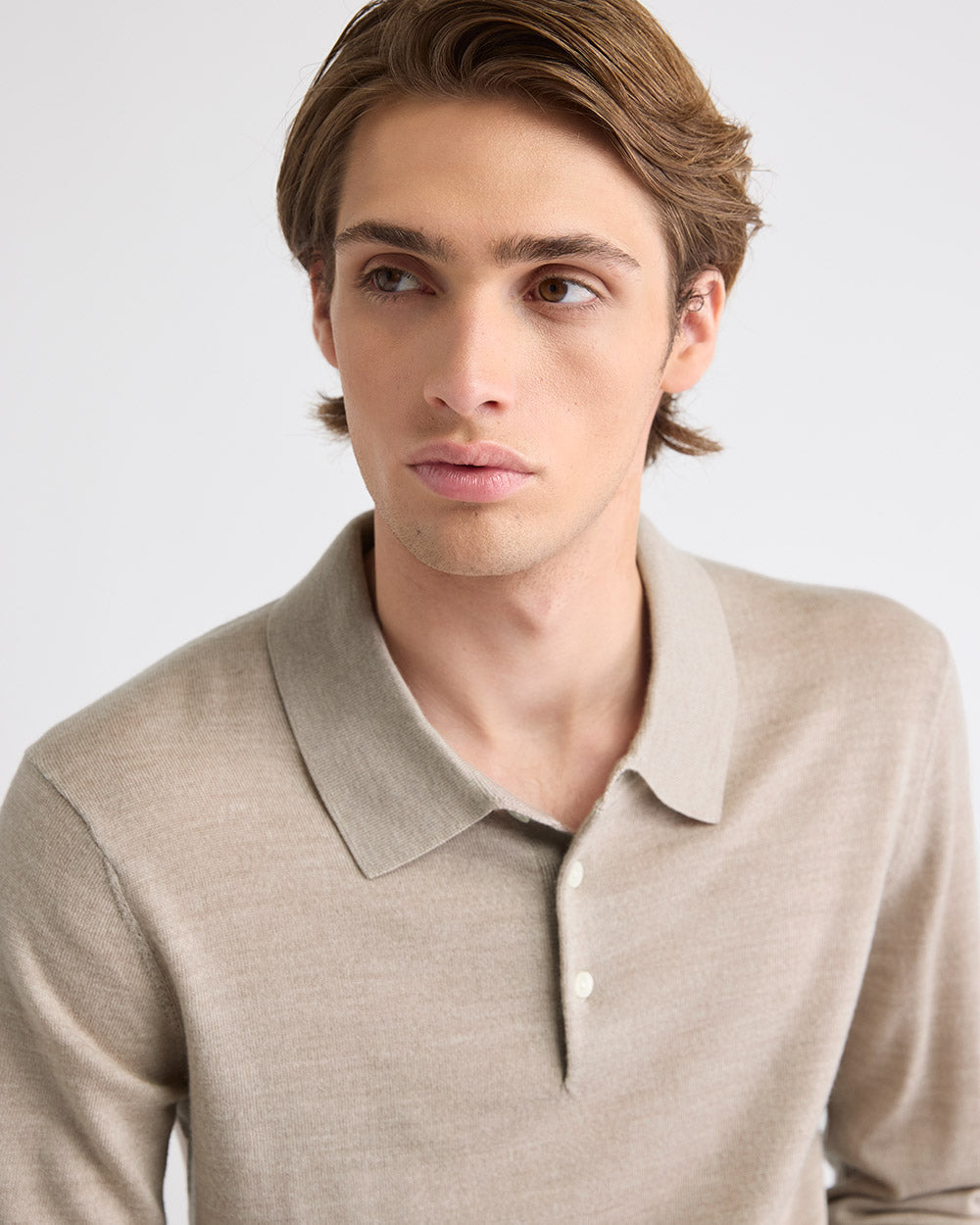 RW&CO Merino Wool Polo Sweater