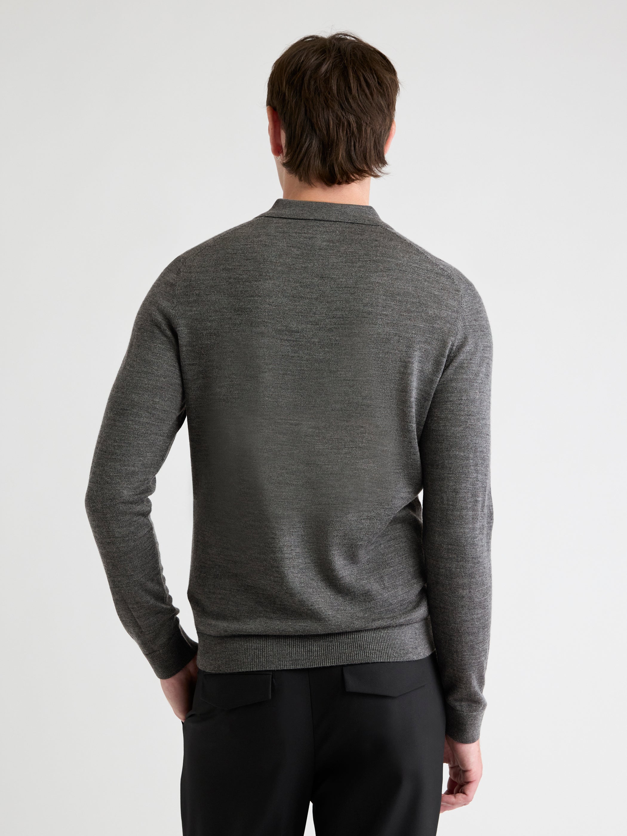 RW&CO Merino Wool Polo Sweater