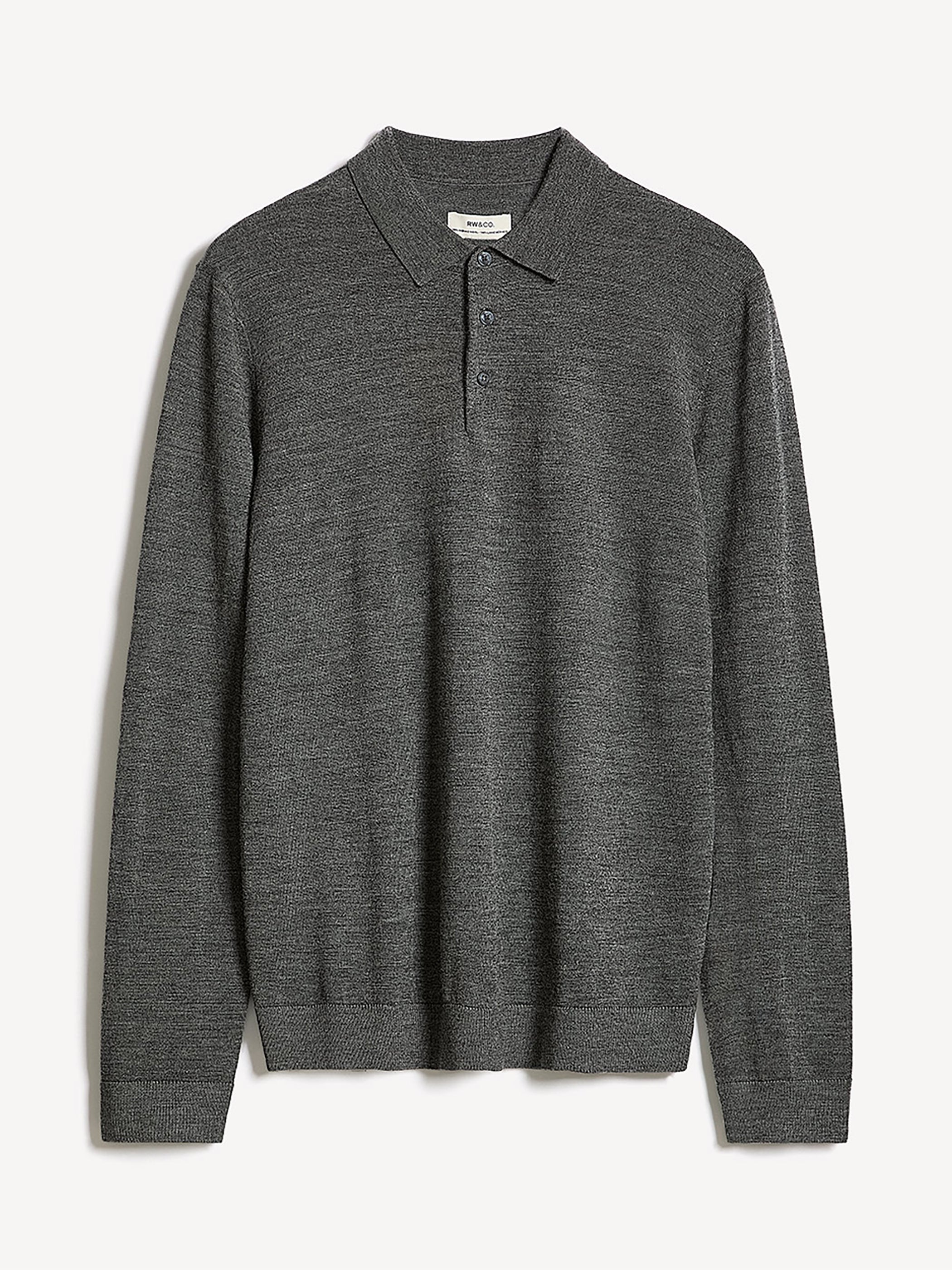 RW&CO Merino Wool Polo Sweater