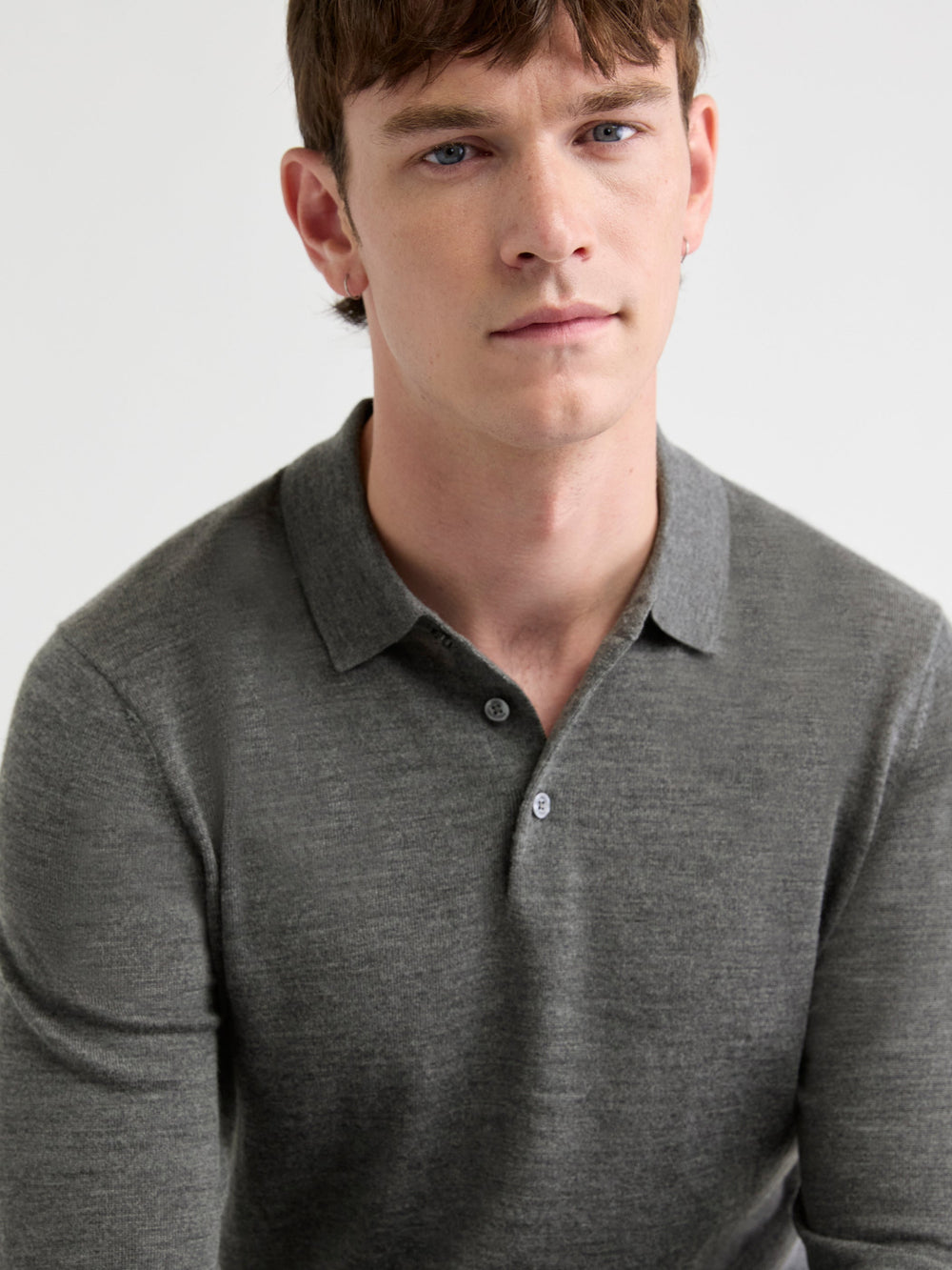 RW&CO Merino Wool Polo Sweater