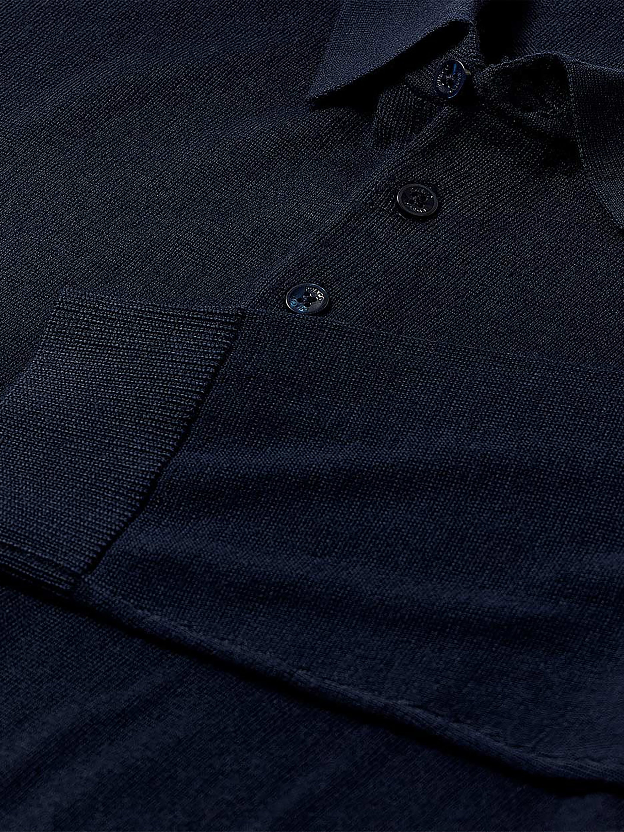 RW&CO Merino Wool Polo Sweater