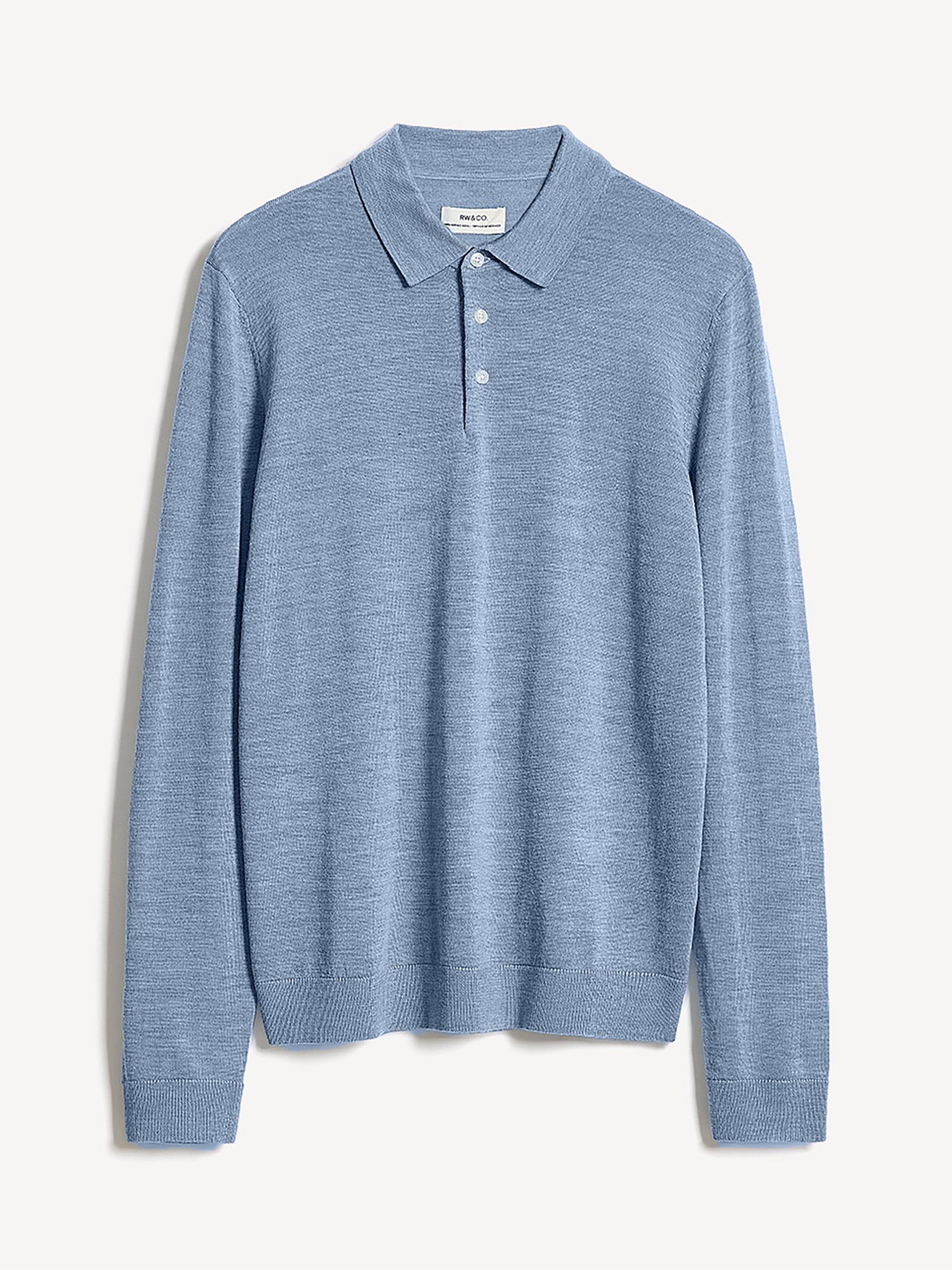 RW&CO Merino Wool Polo Sweater