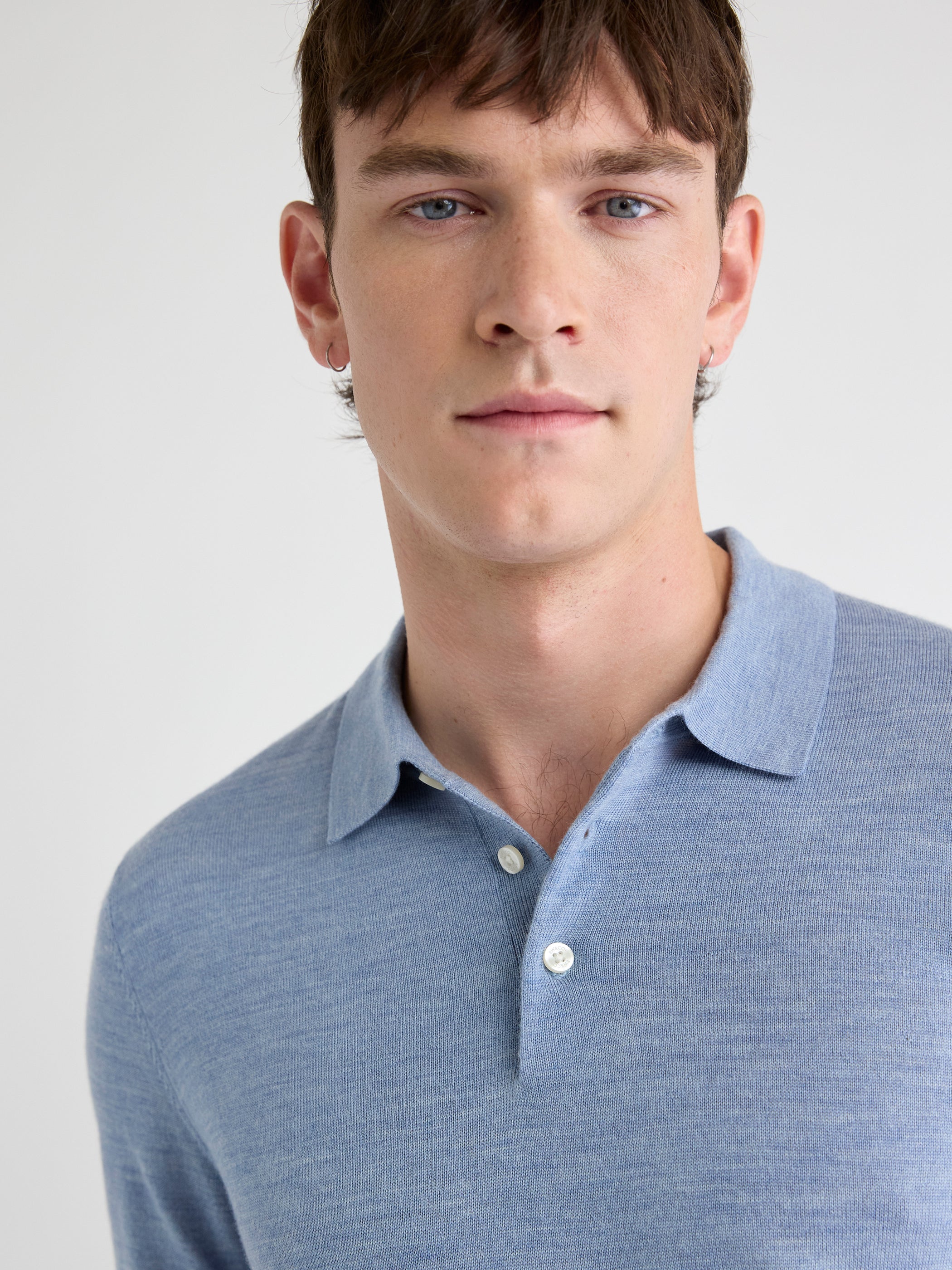 RW&CO Merino Wool Polo Sweater