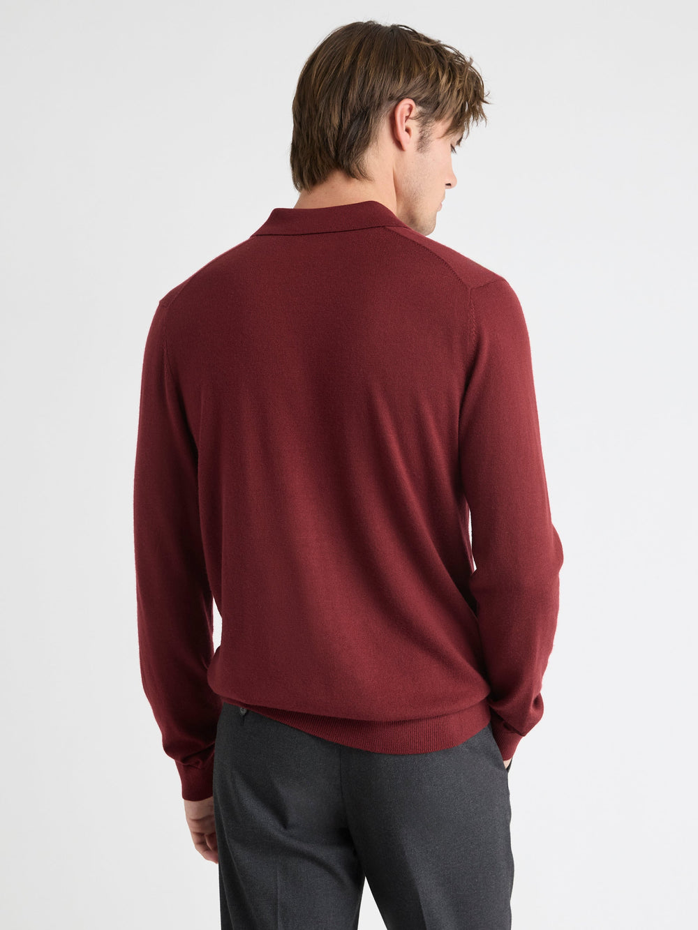RW&CO Merino Wool Polo Sweater