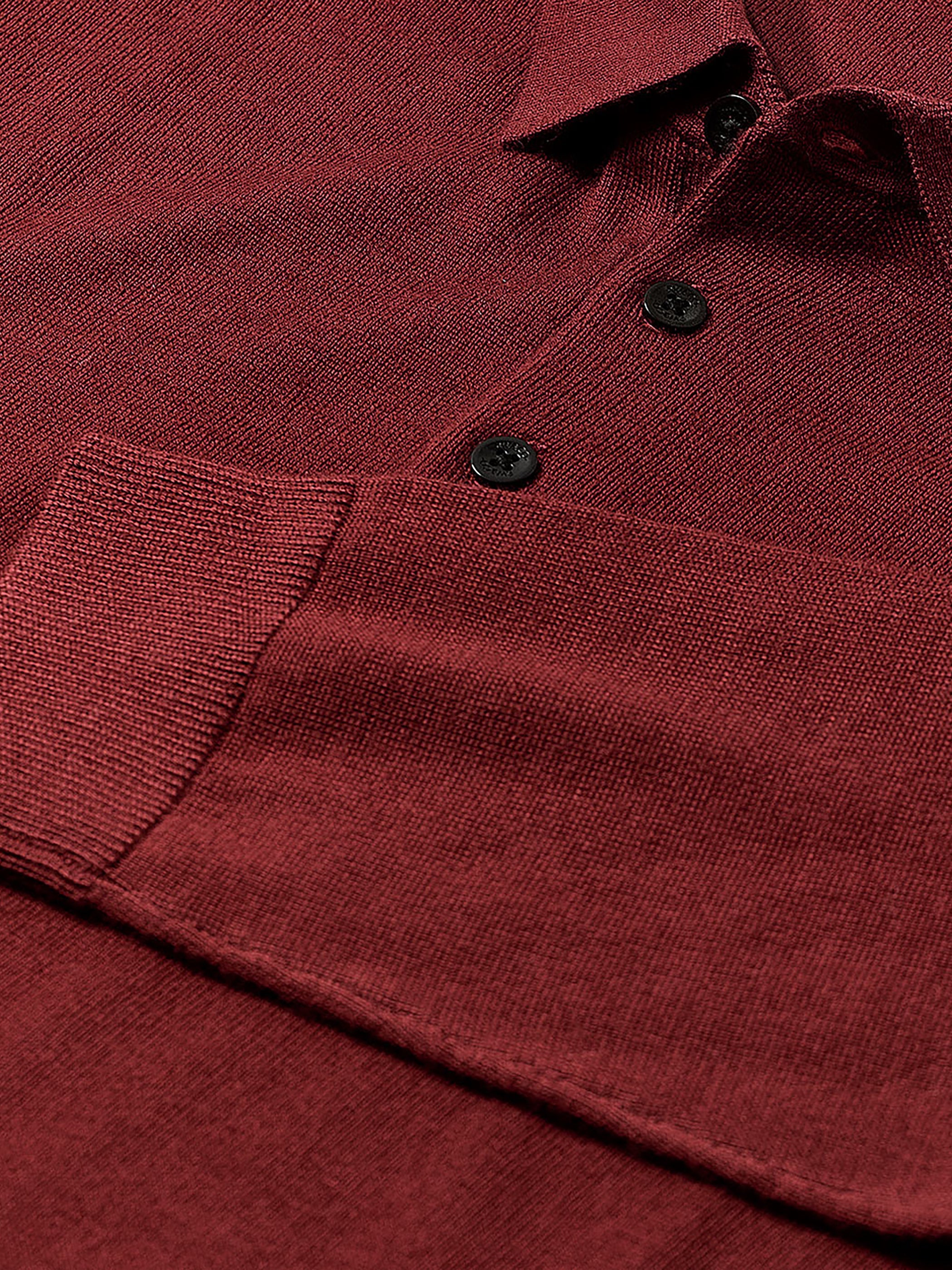 RW&CO Merino Wool Polo Sweater