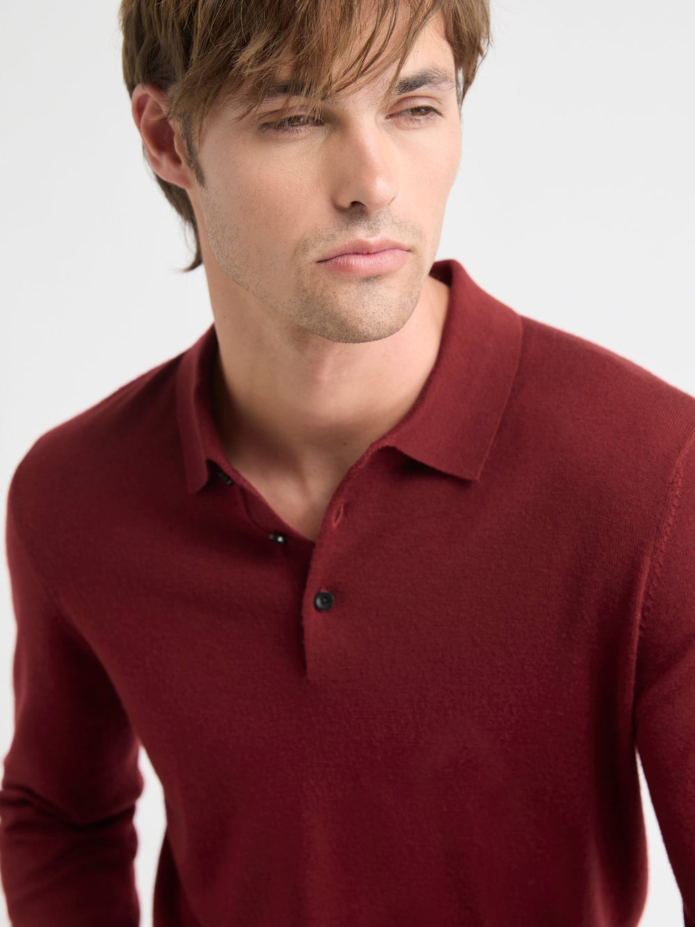RW&CO Merino Wool Polo Sweater