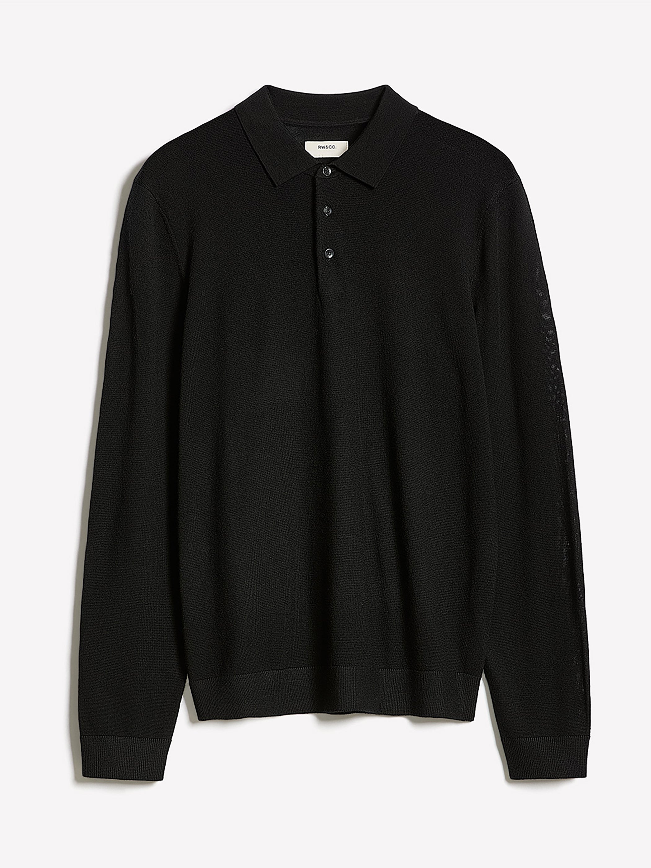 RW&CO Merino Wool Polo Sweater