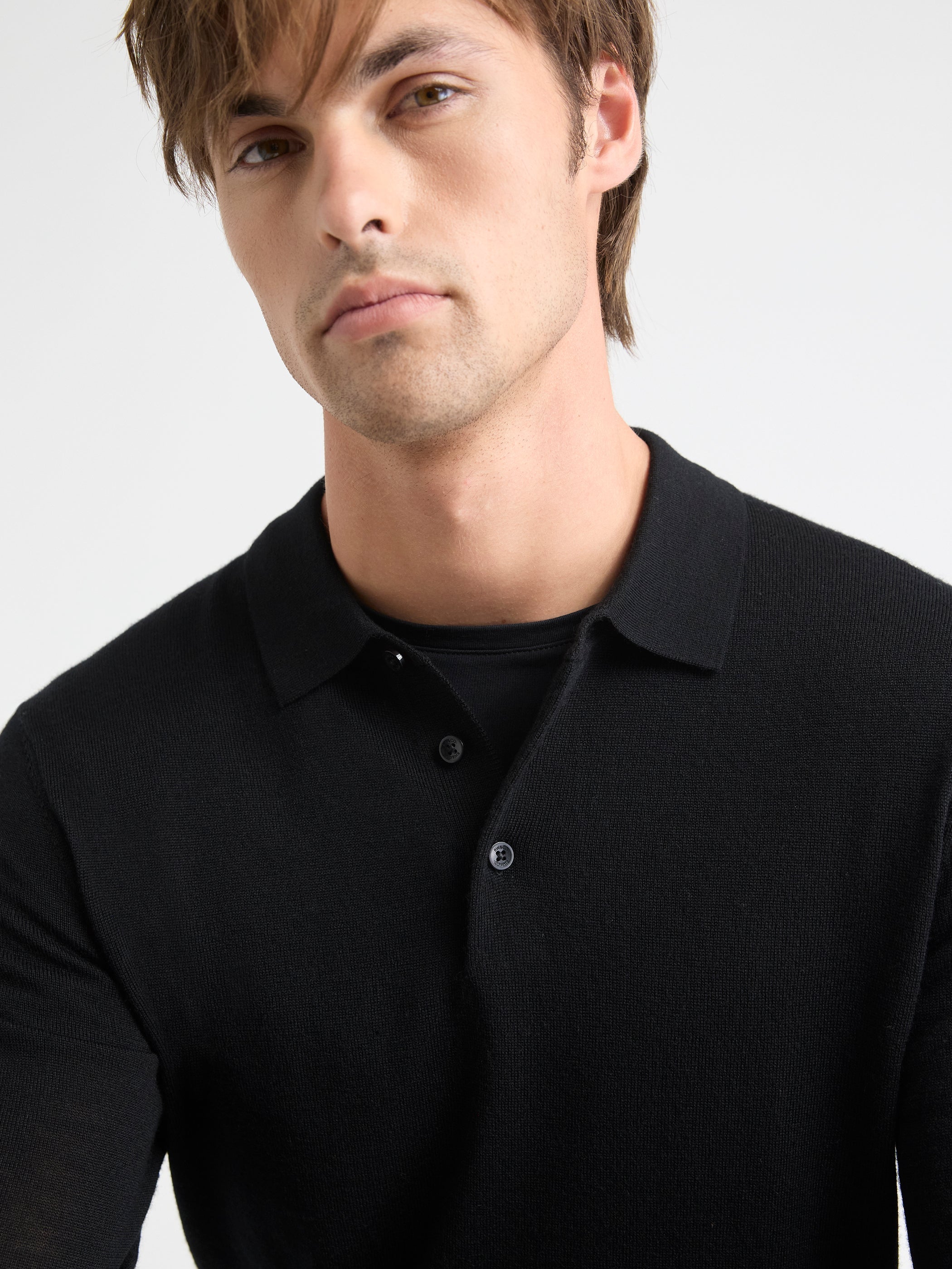 RW&CO Merino Wool Polo Sweater