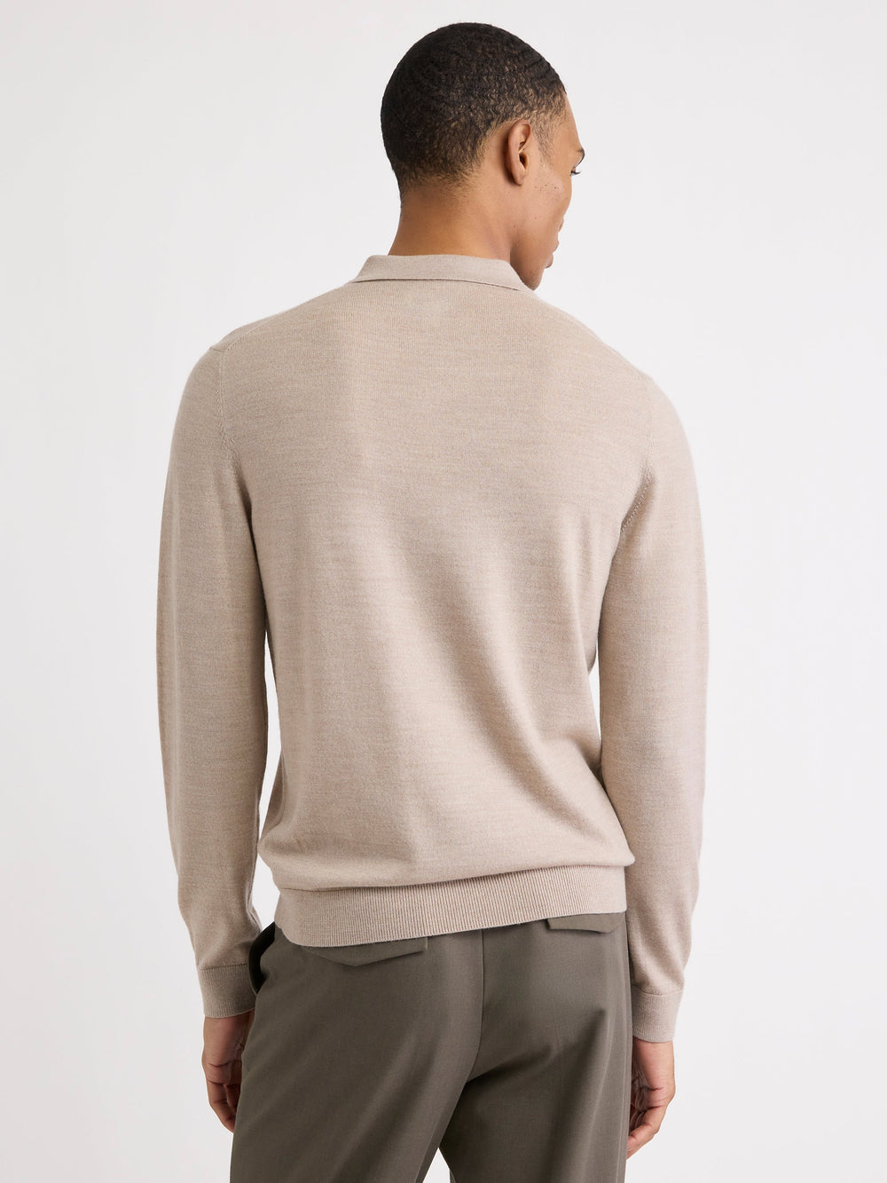 RW&CO Merino Wool Polo Sweater