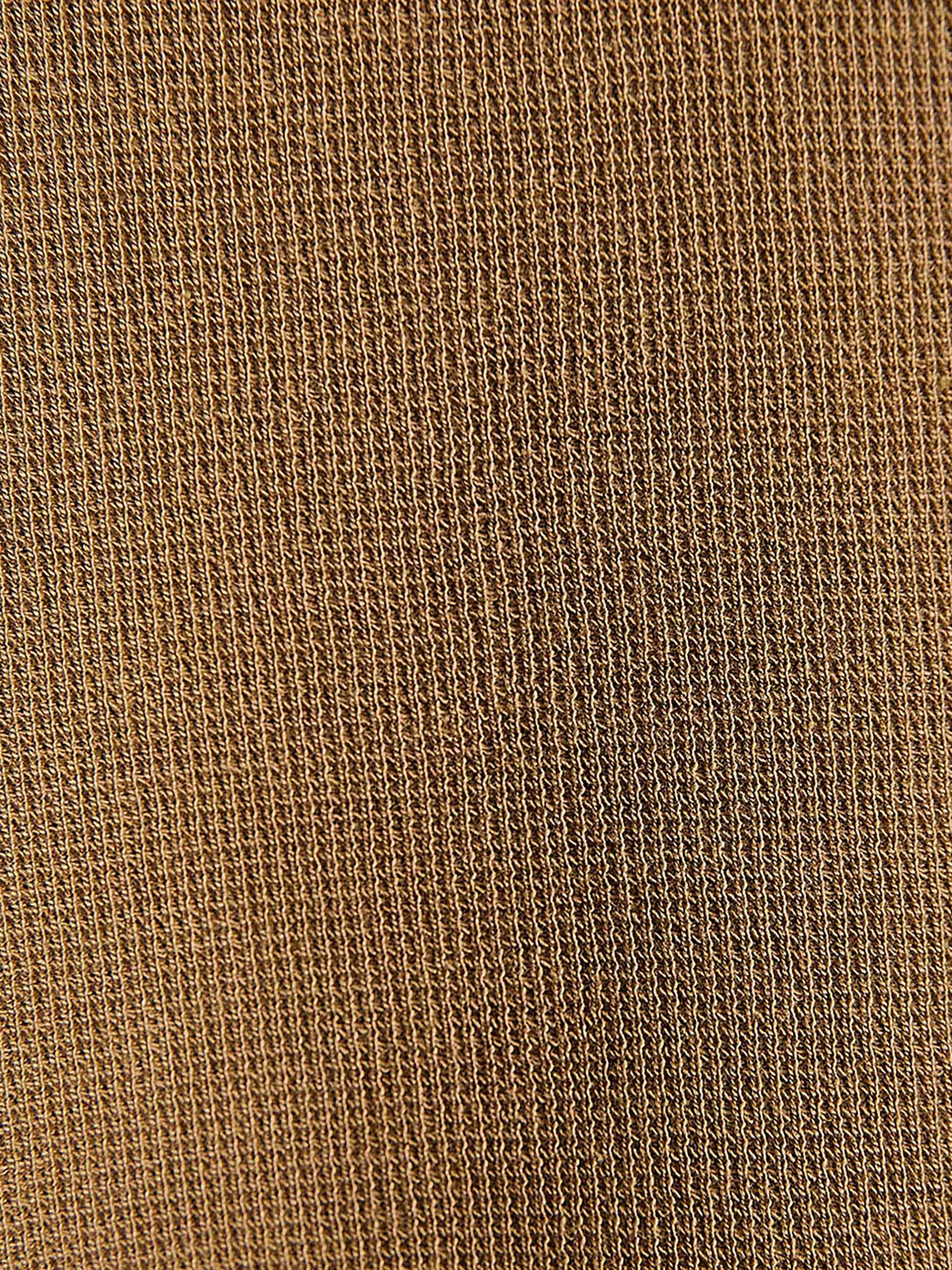 RW&CO Long-Sleeve Crew-Neck Waffled Tee
