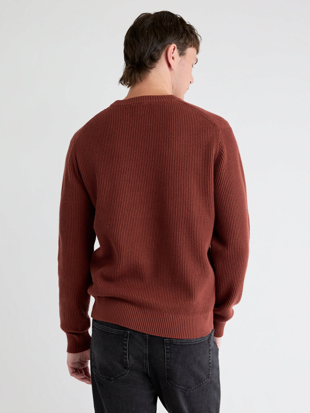 RW&CO Cashmere-Blend Long-Sleeve Crew-Neck Sweater