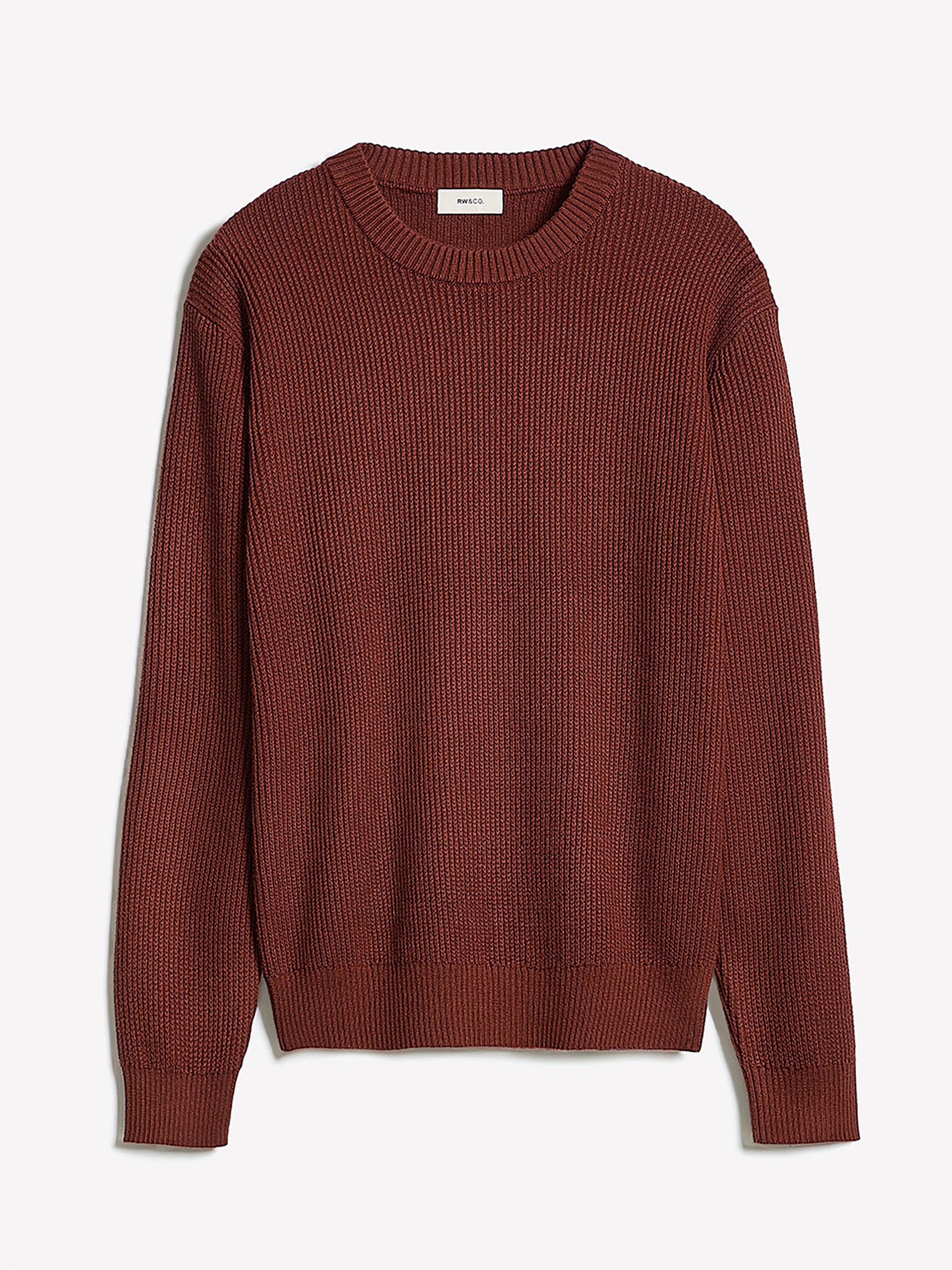 RW&CO Cashmere-Blend Long-Sleeve Crew-Neck Sweater