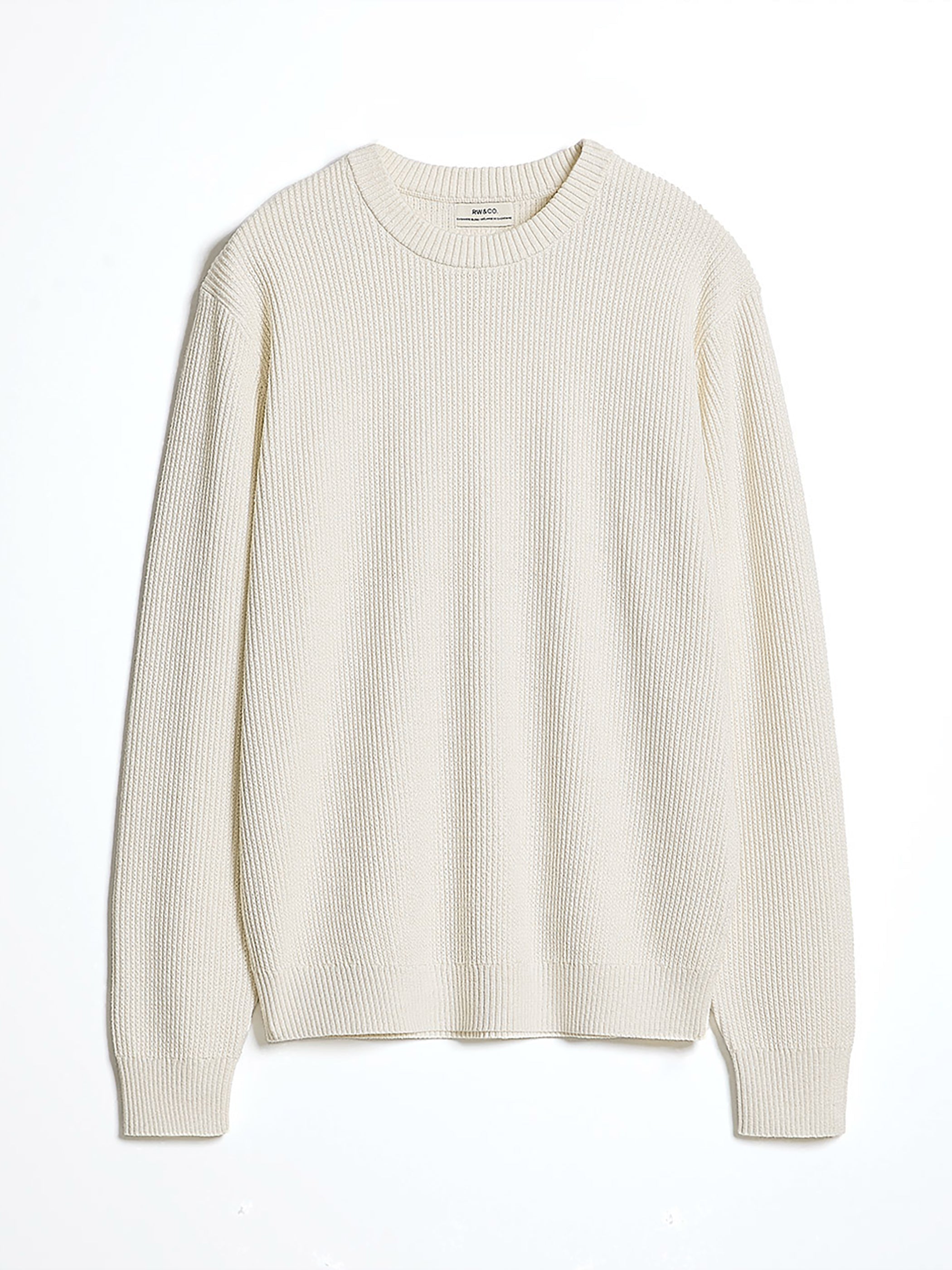 RW&CO Cashmere-Blend Long-Sleeve Crew-Neck Sweater