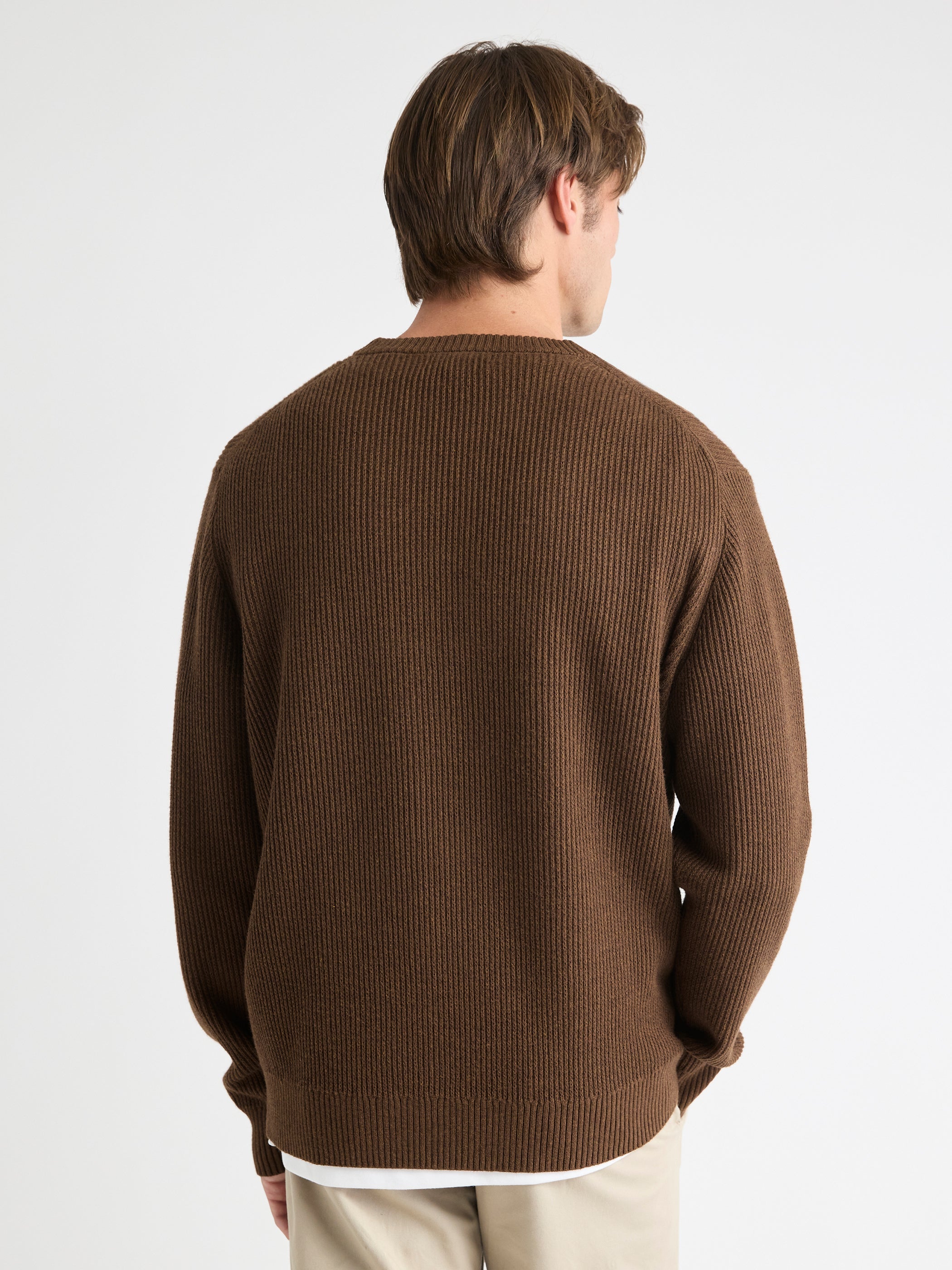 RW&CO Cashmere-Blend Long-Sleeve Crew-Neck Sweater