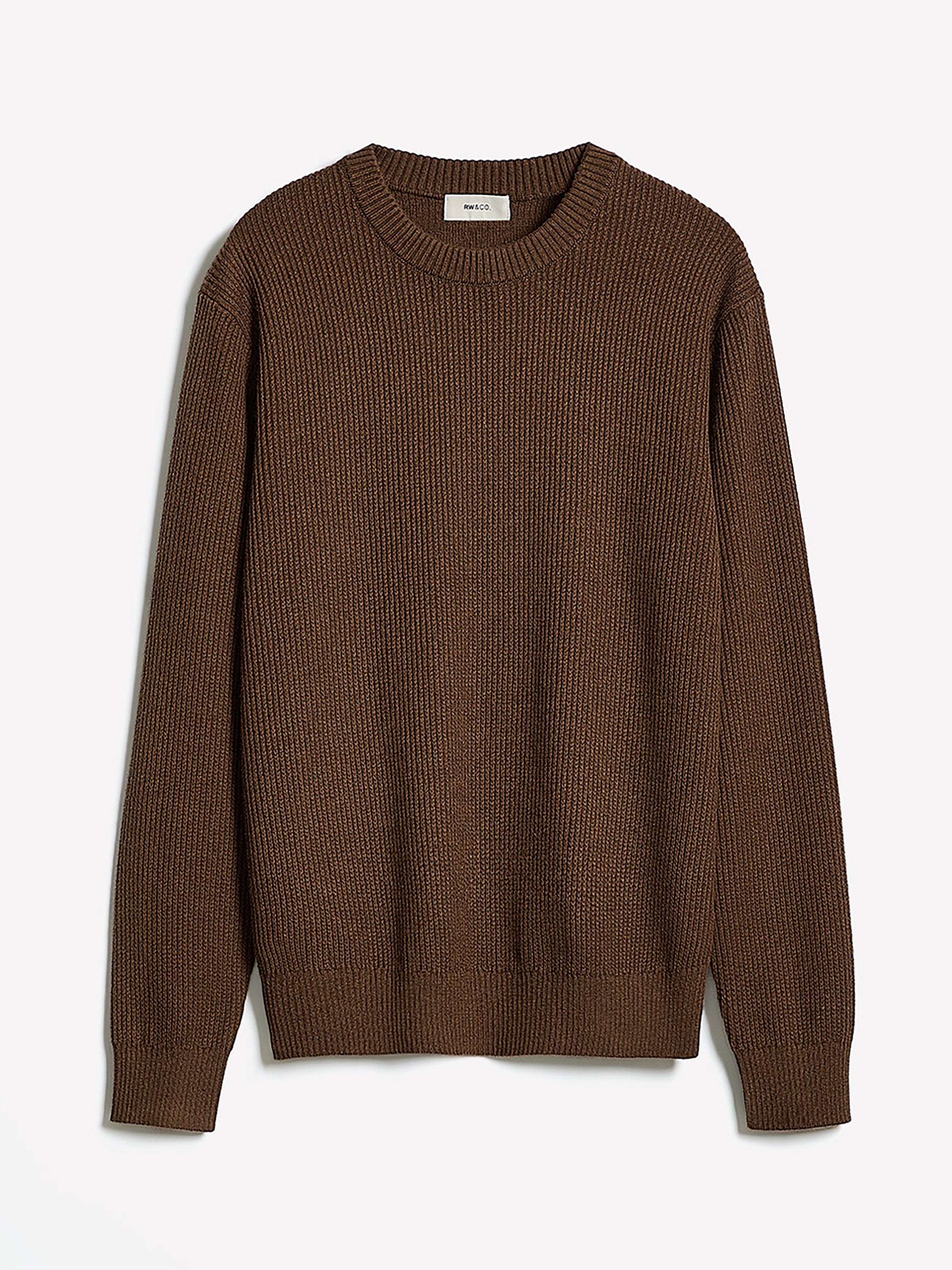 RW&CO Cashmere-Blend Long-Sleeve Crew-Neck Sweater