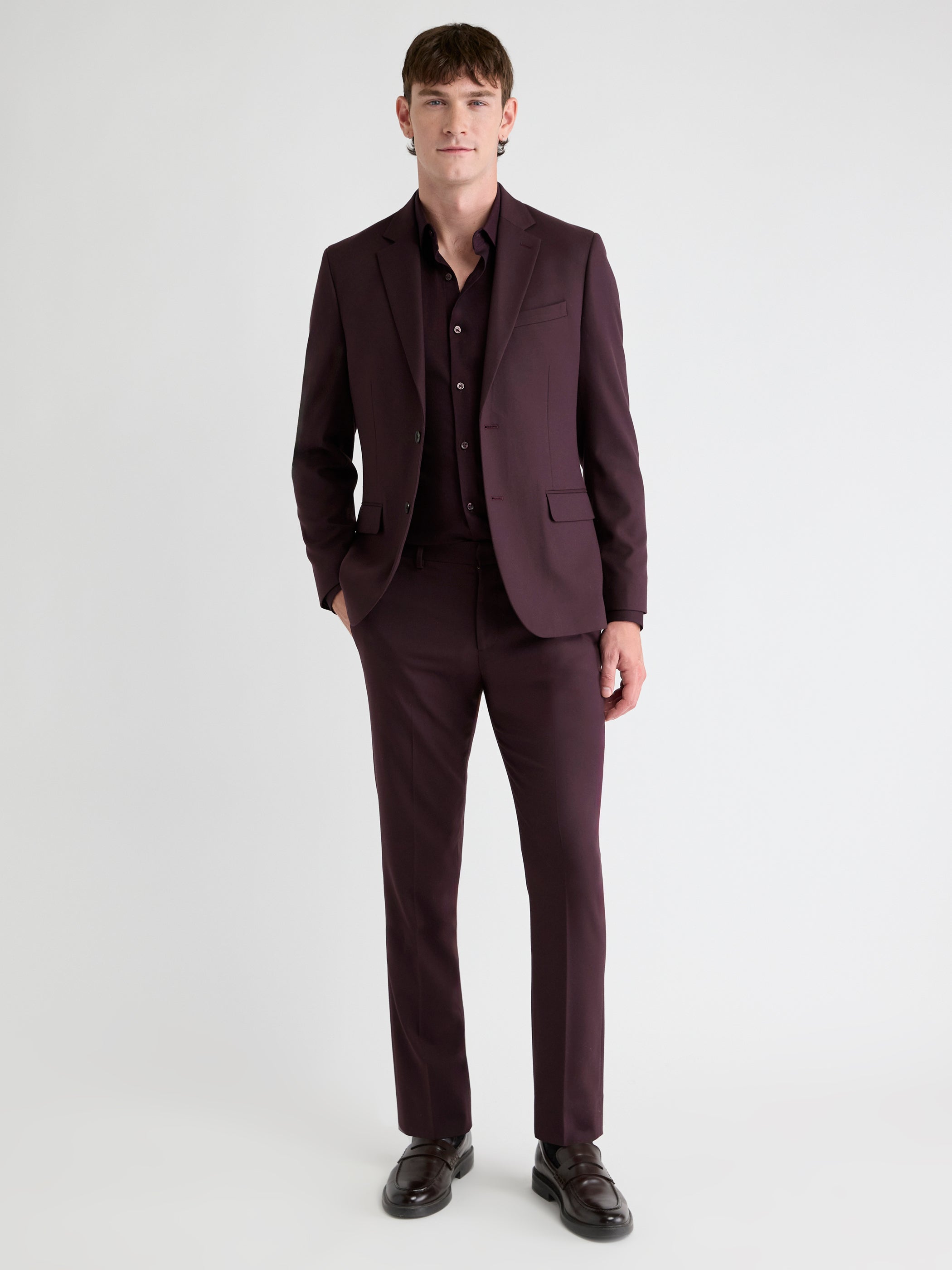 RW&CO Slim Fit Fig Suit Pant