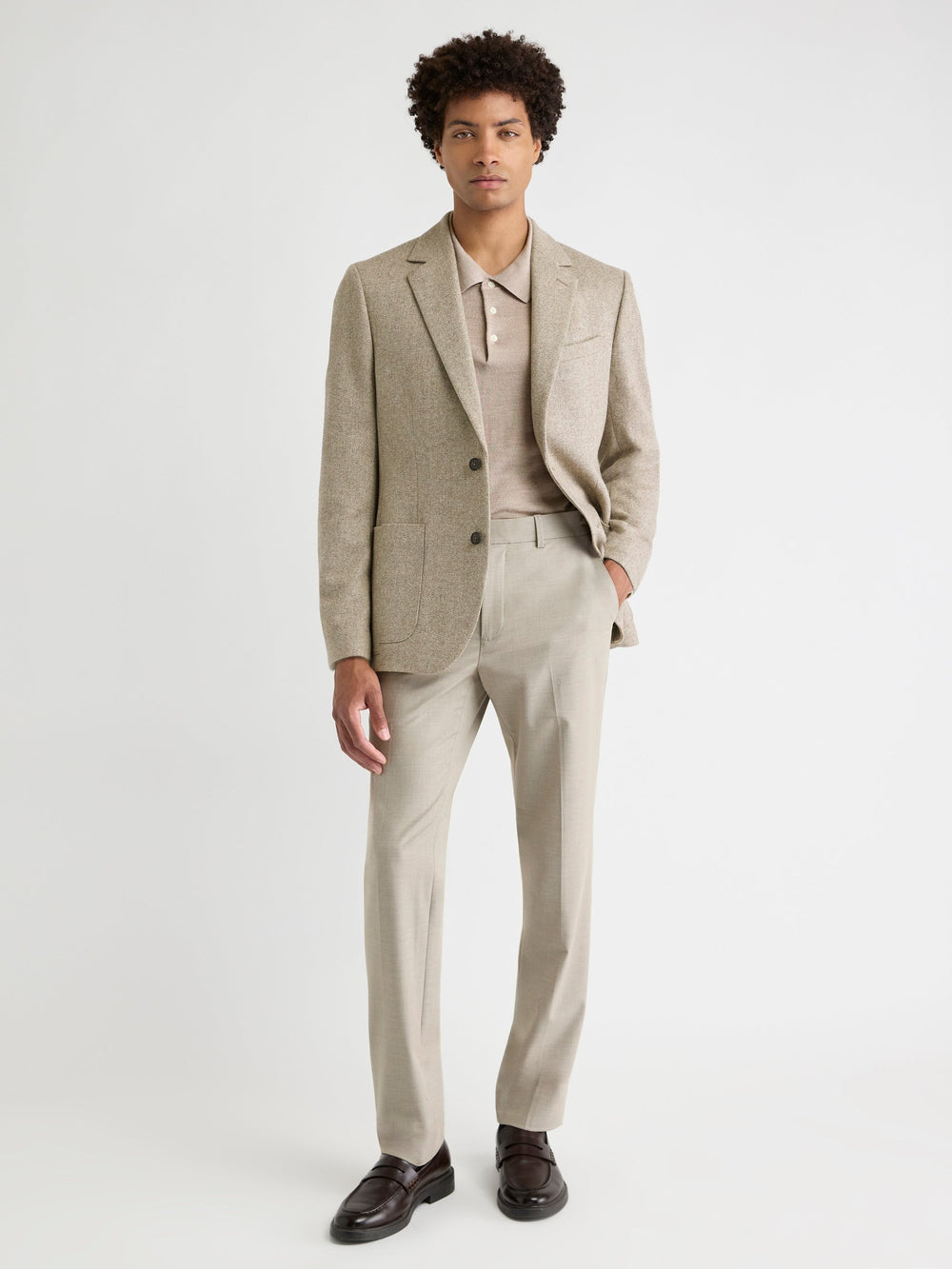 RW&CO Slim-Fit Herringbone Blazer